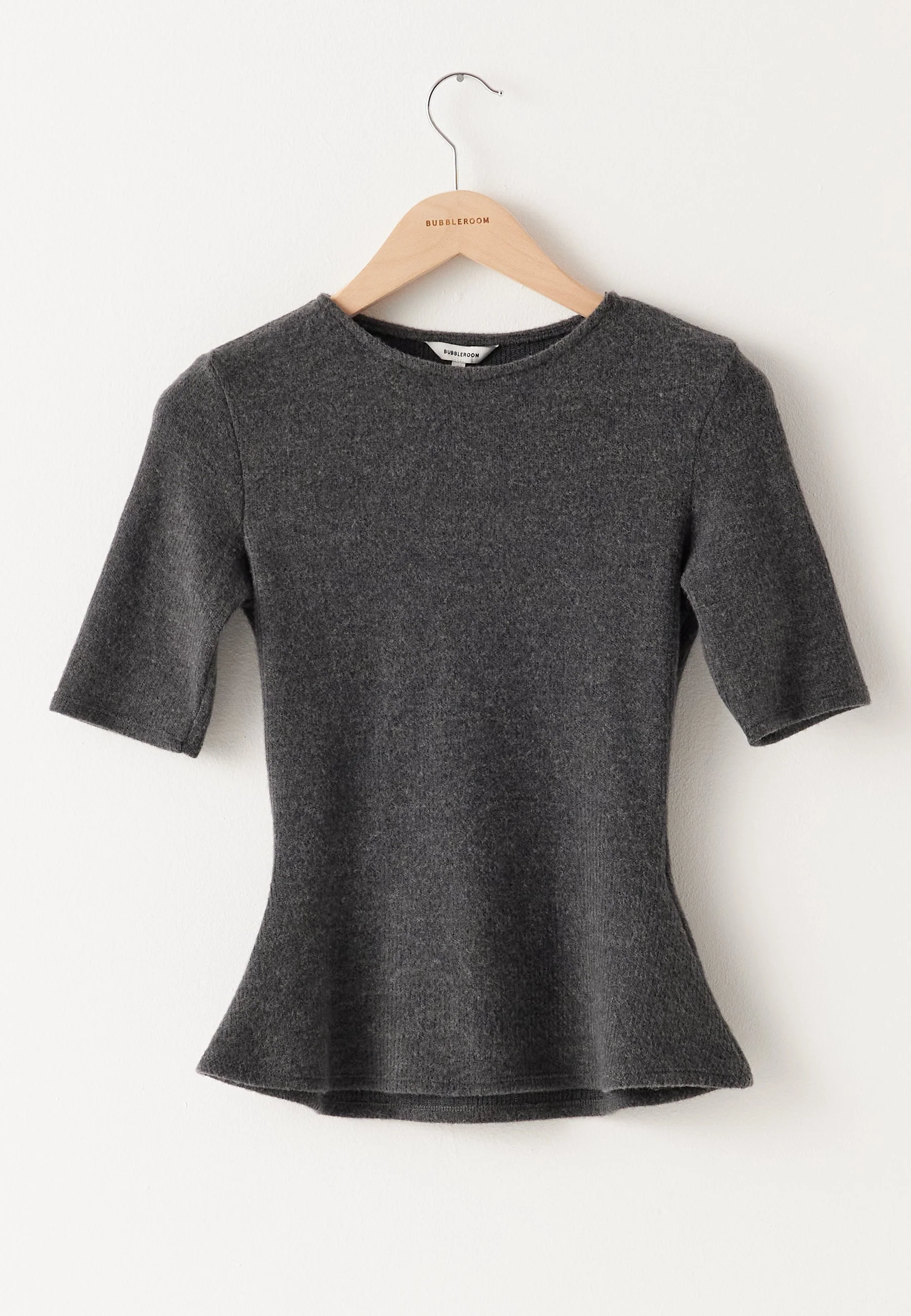 Knitted Peplum Top - Image 6