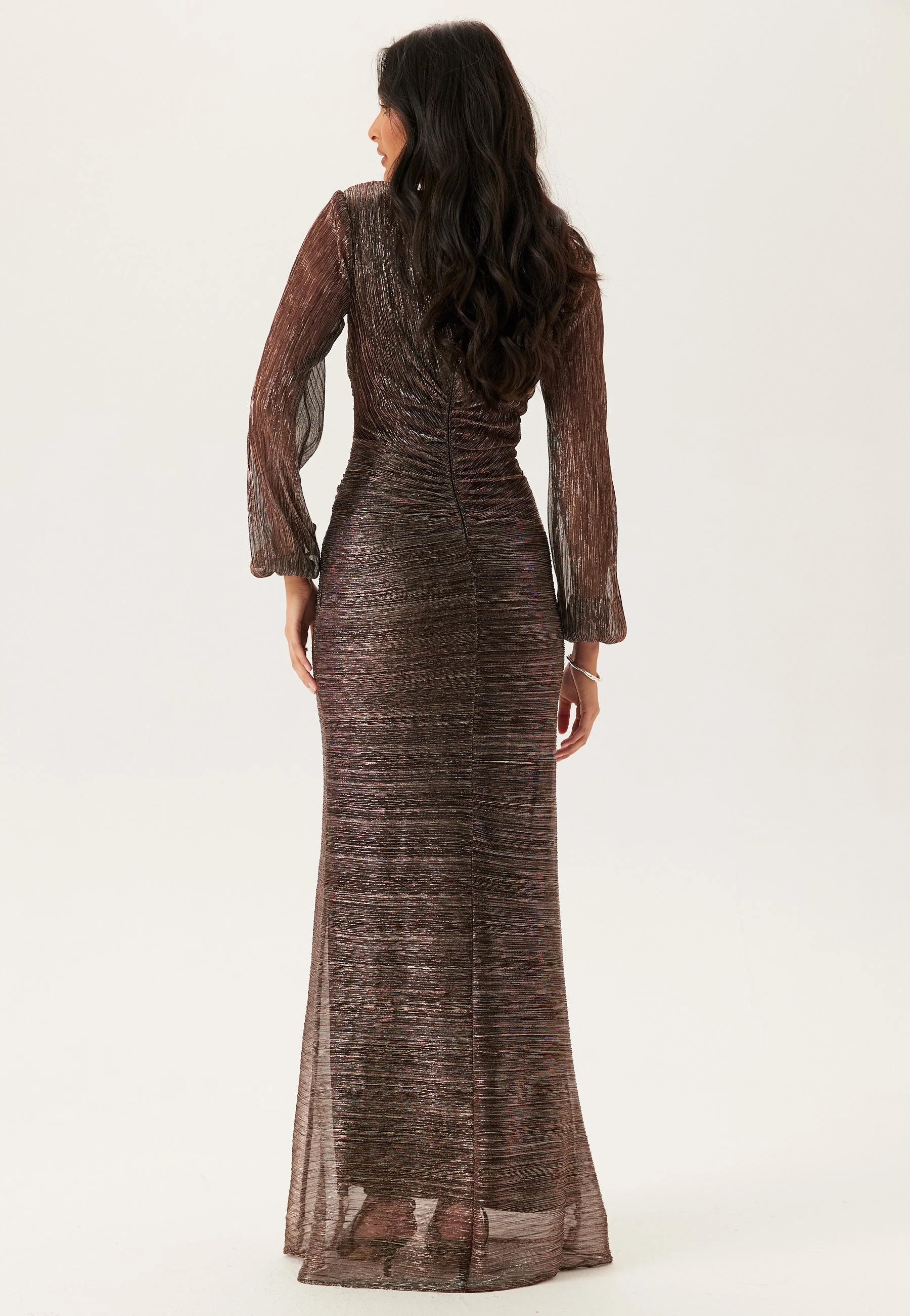 Kristen Long Sleeve Plisse Max - Image 2