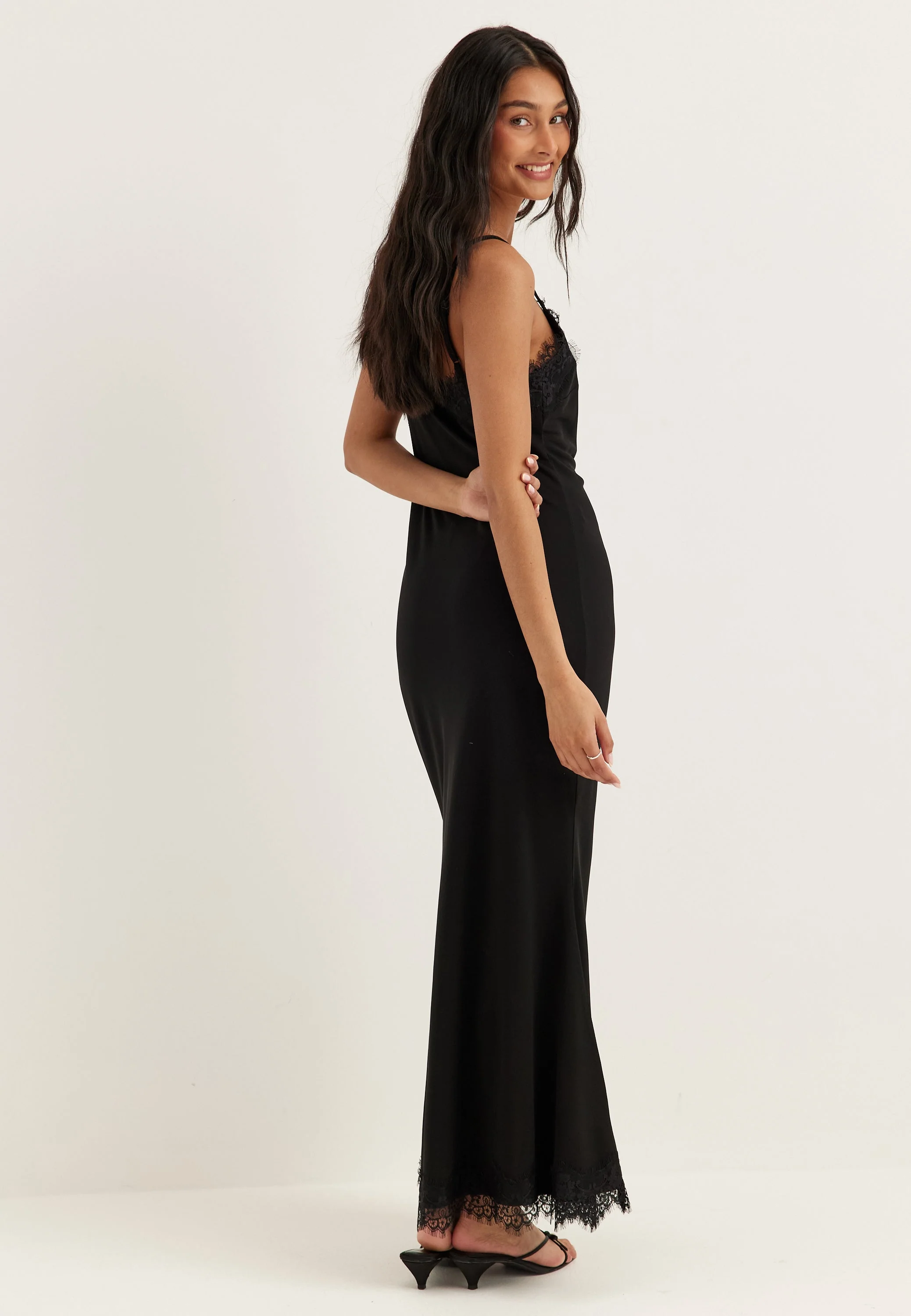 Lace Strap Dress - Image 4