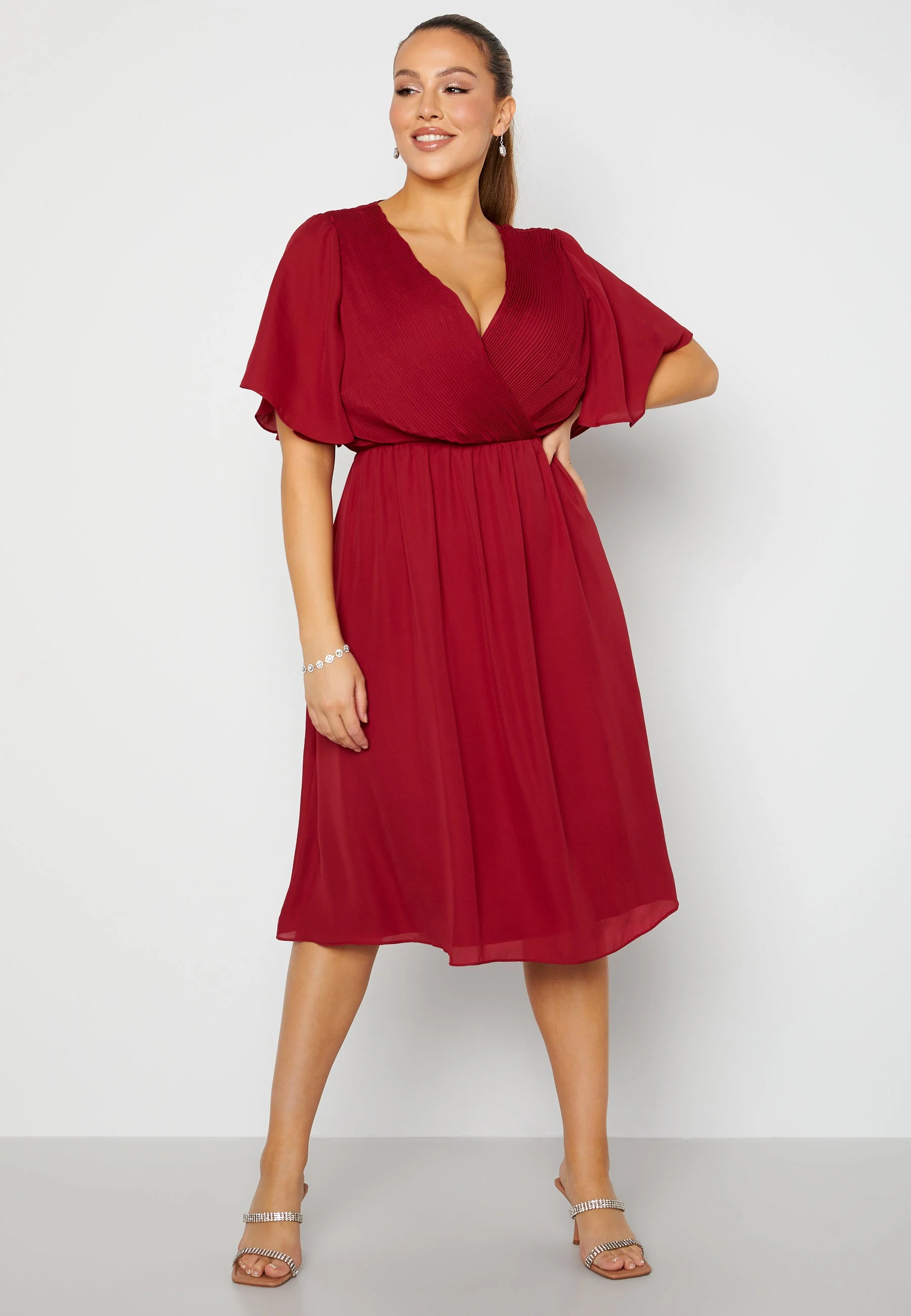 Liana Chiffon Midi Dress - Image 5