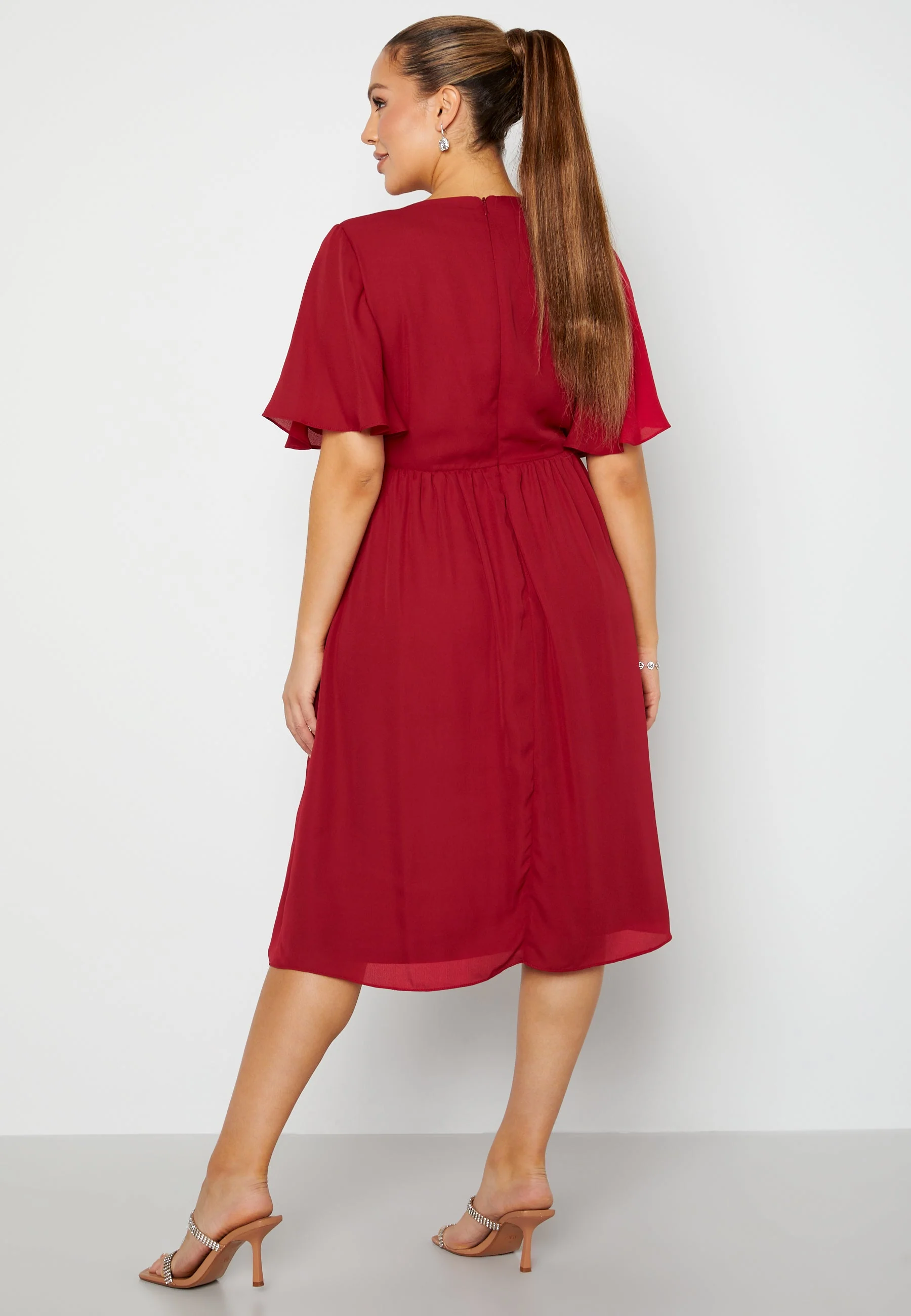 Liana Chiffon Midi Dress - Image 6