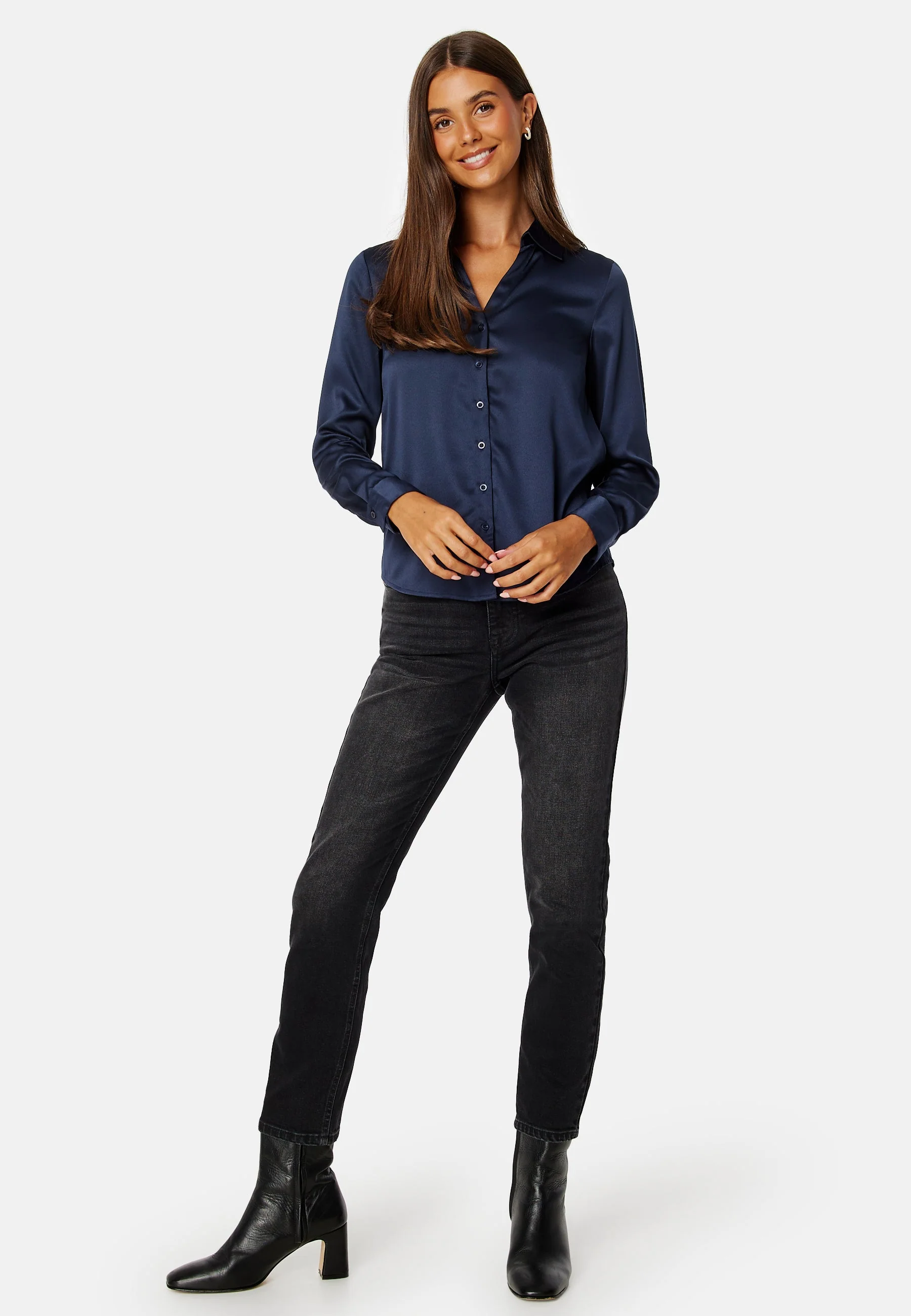 Lillyanna Satin Shirt - Image 2