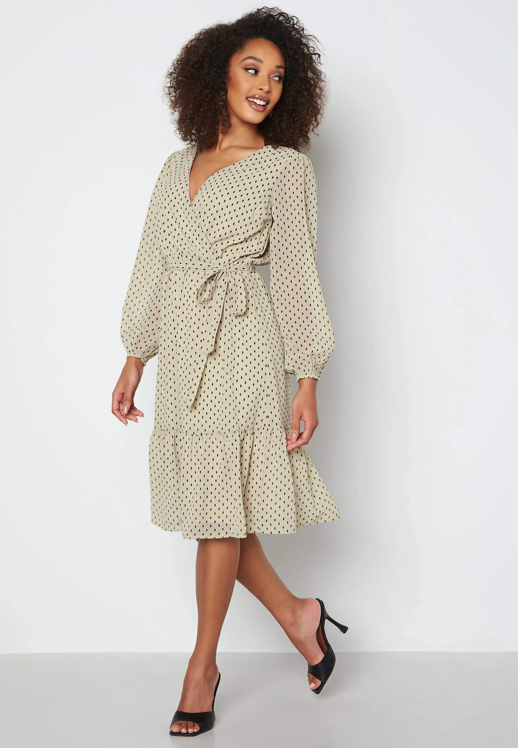Linn midi Long Sleeve Dress - Image 2