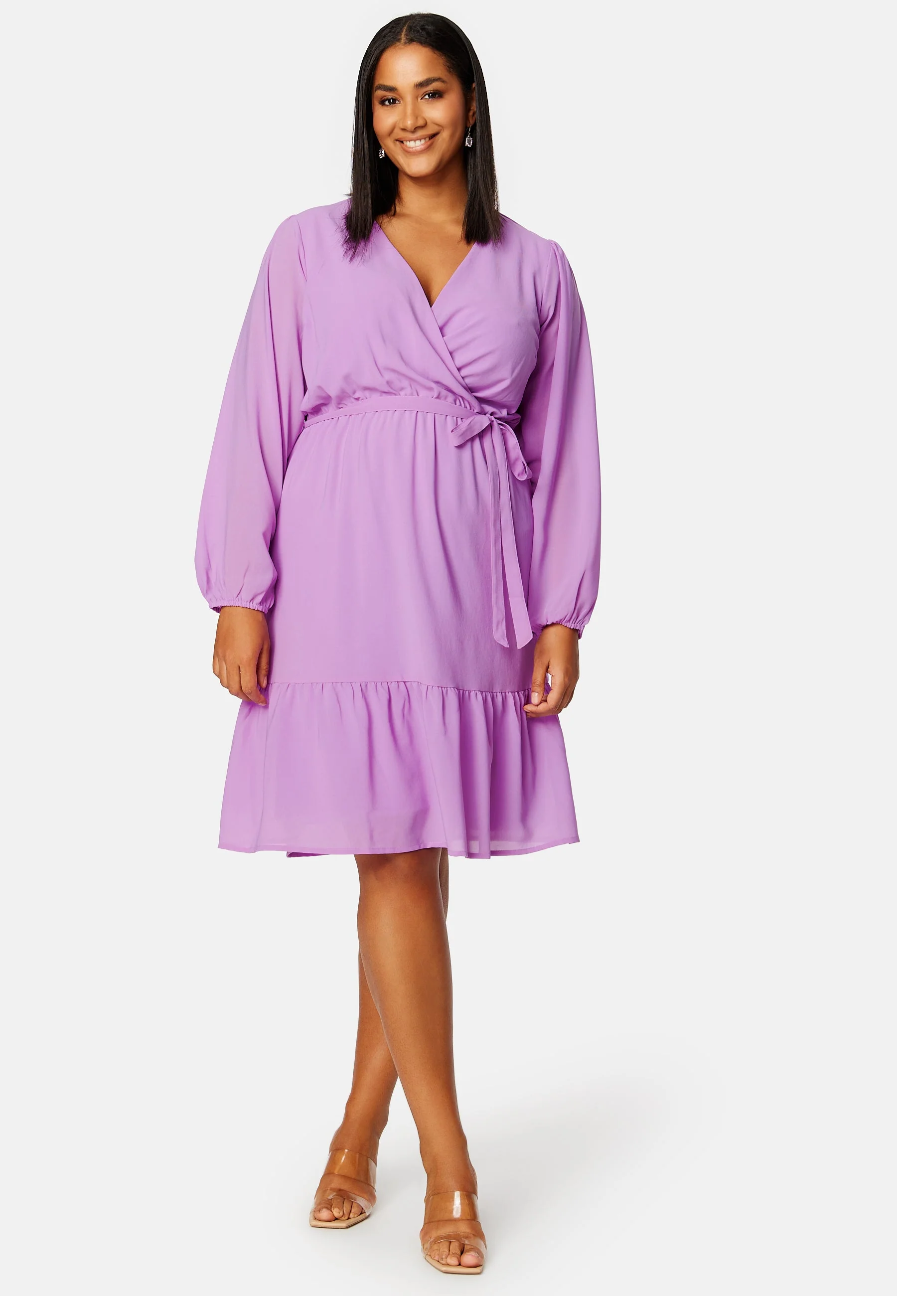 Linn midi Long Sleeve Dress - Image 6