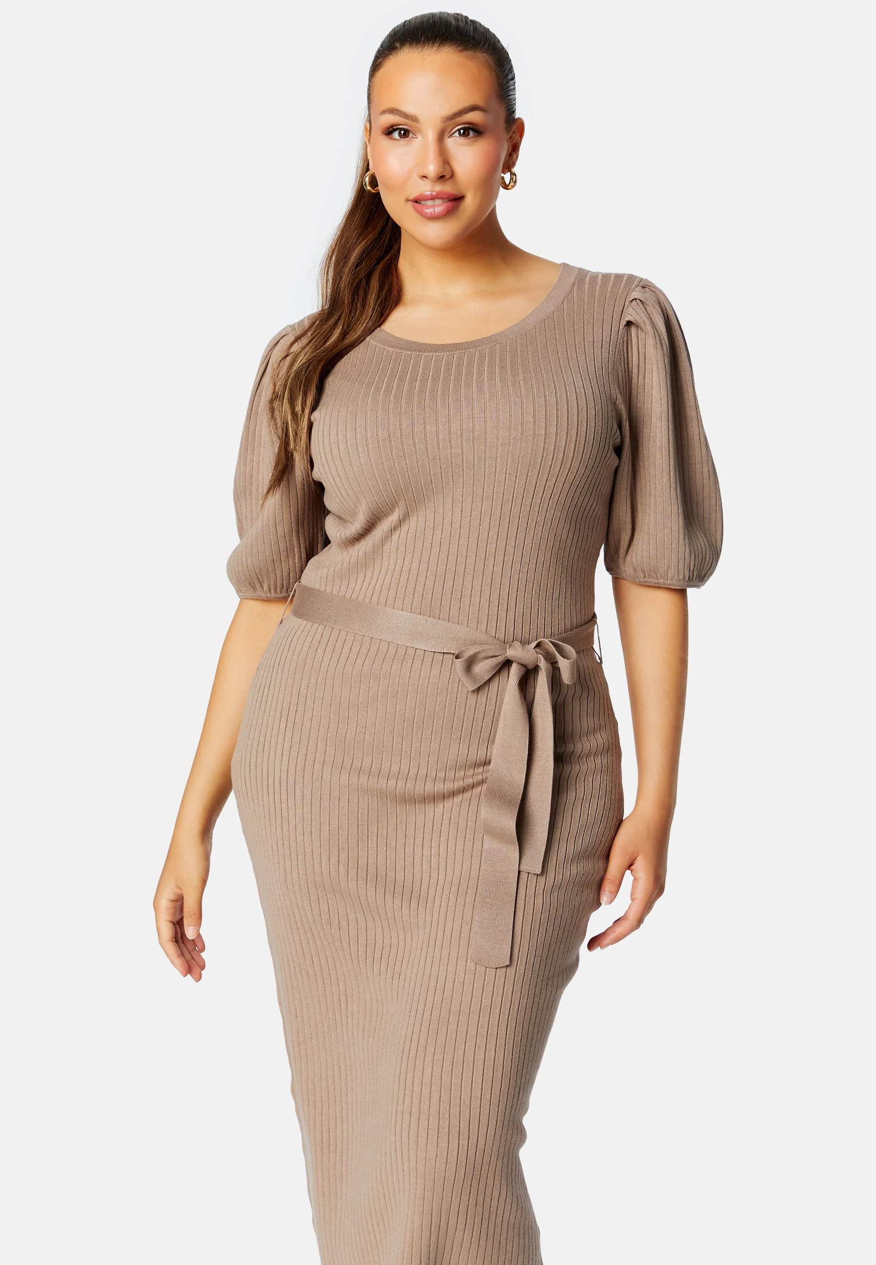 Linnelle knitted puff sleeve dress - Image 7