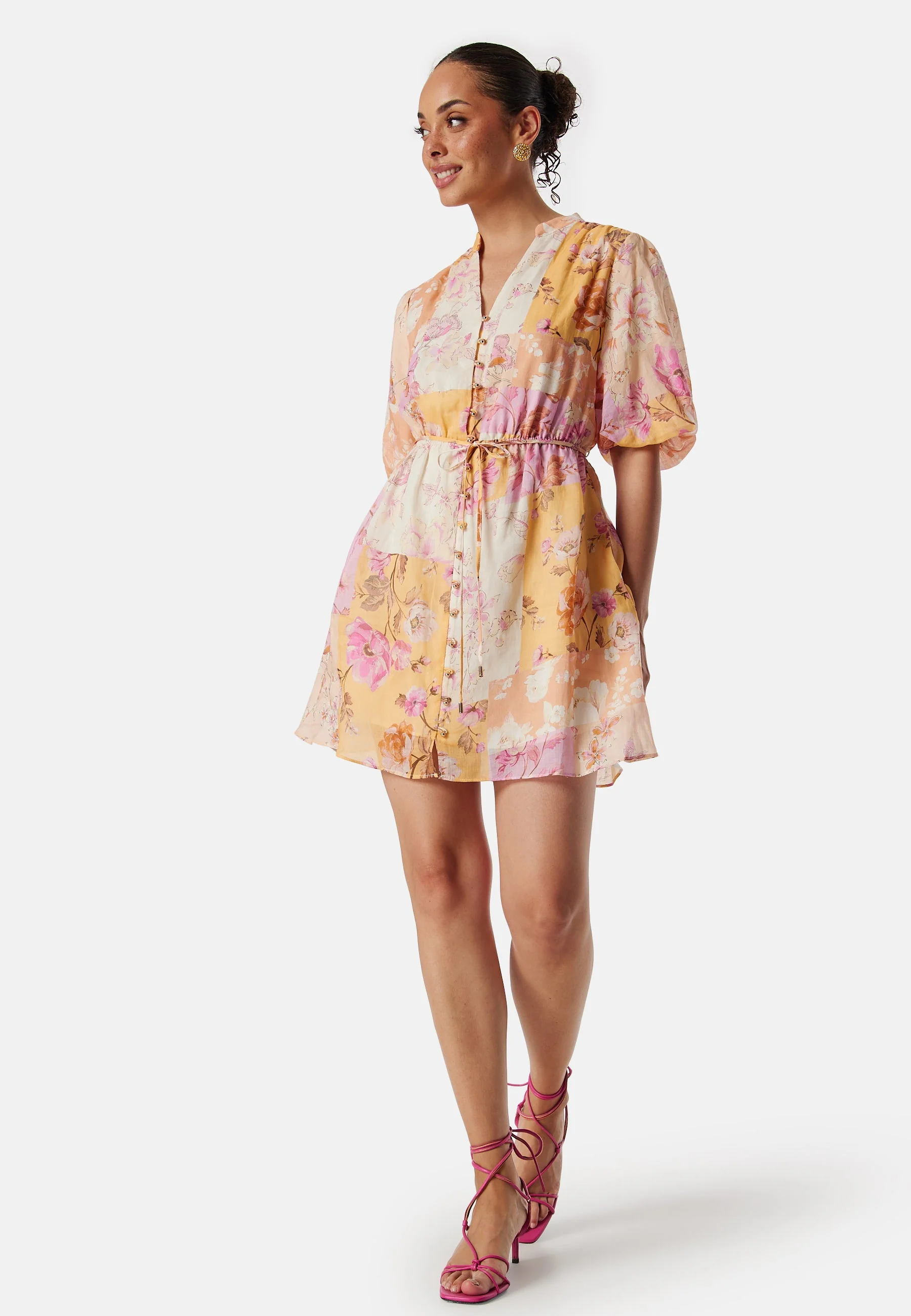 Loanna Mini Skater Dress