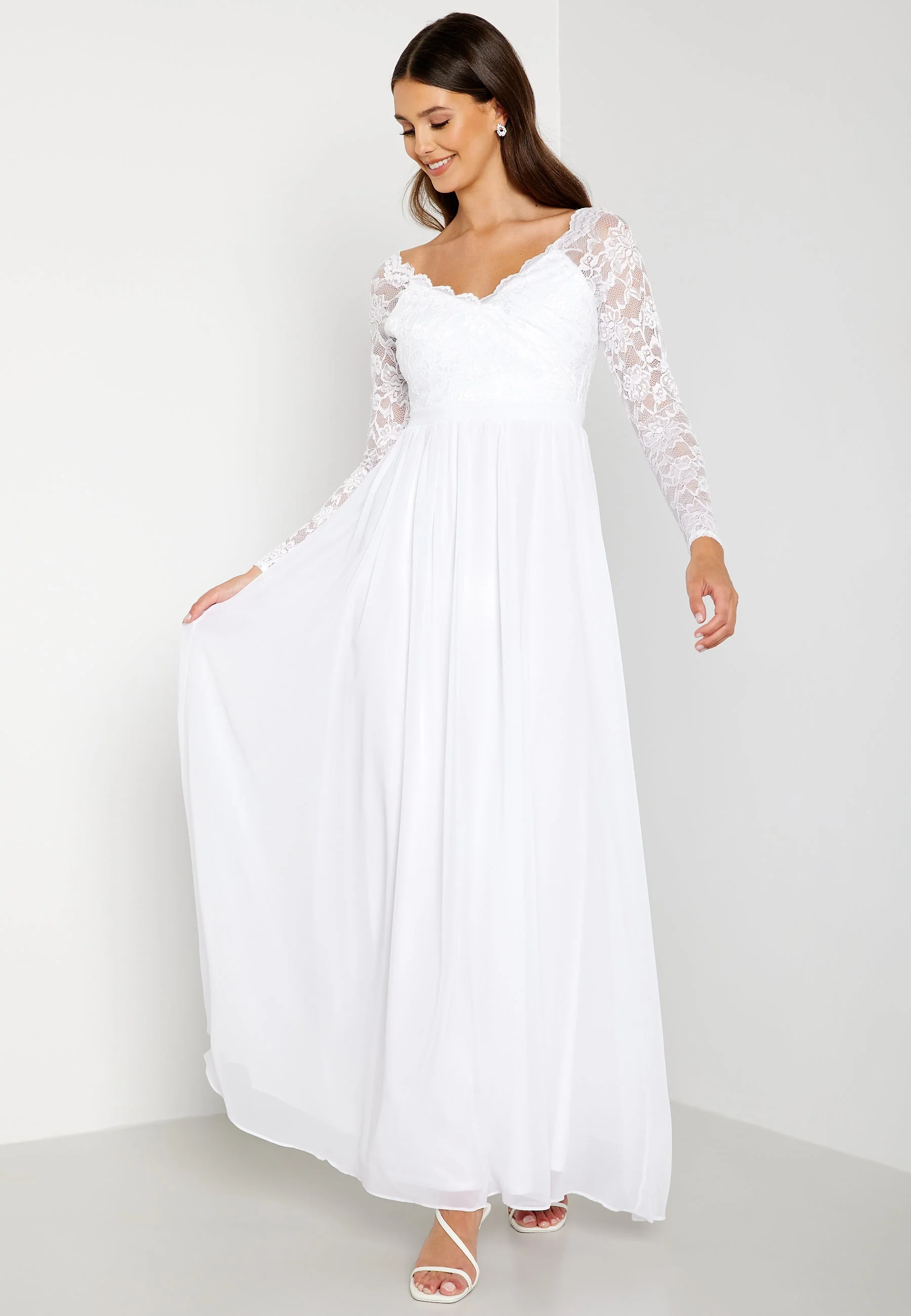 Long Sleeve Floaty Maxi Dress - Image 2