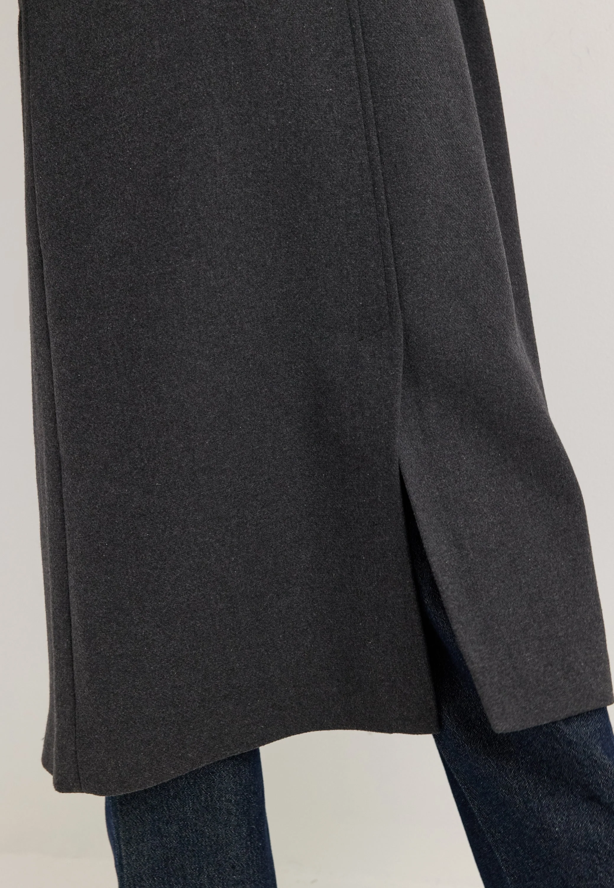 Long Wool Blend Coat - Image 5