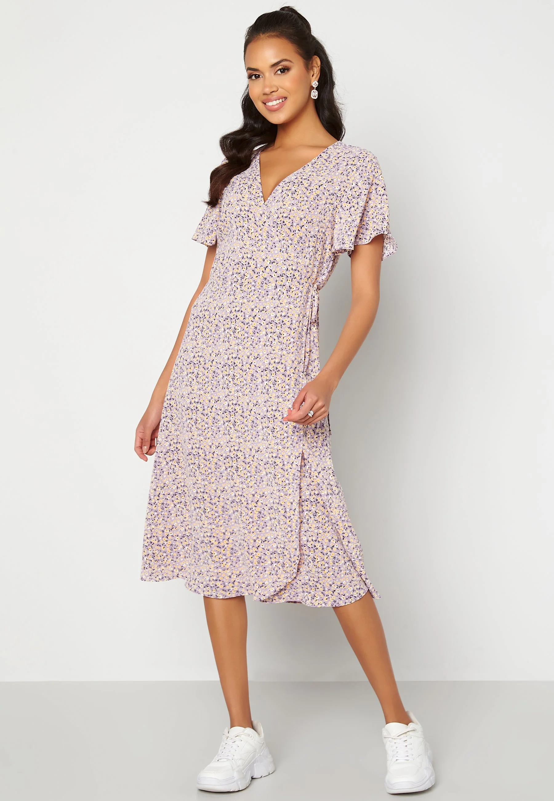 Lovie S/S Wrap Midi Dress