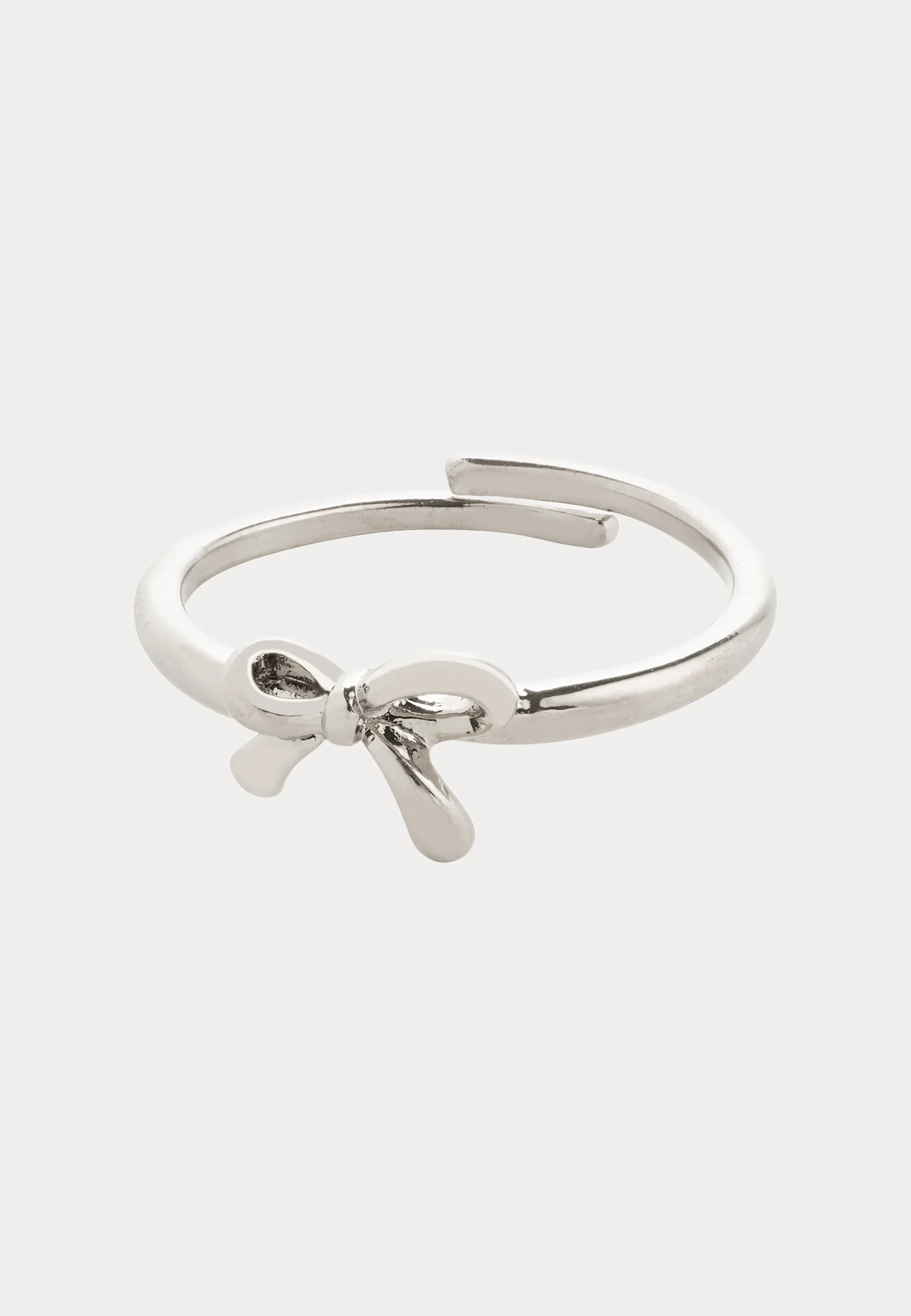 Lulu Bow Stack Ring Silver-pla - Image 3