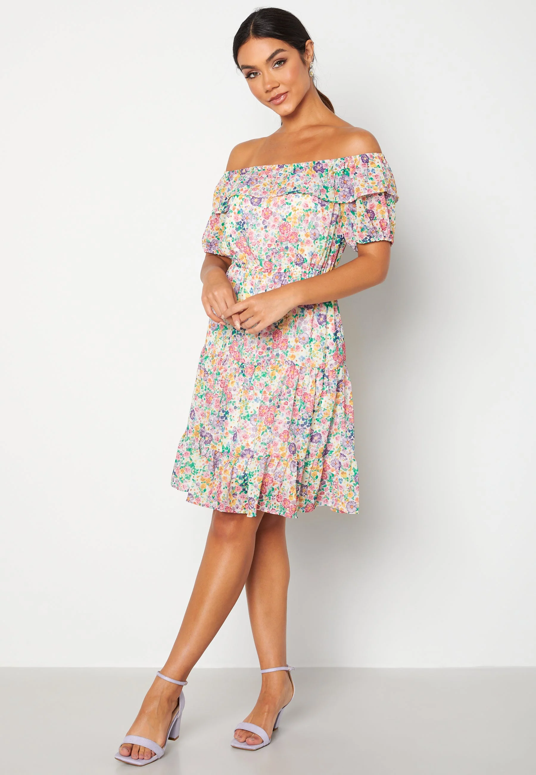 Madison Offshoulder S/S Dress - Image 2