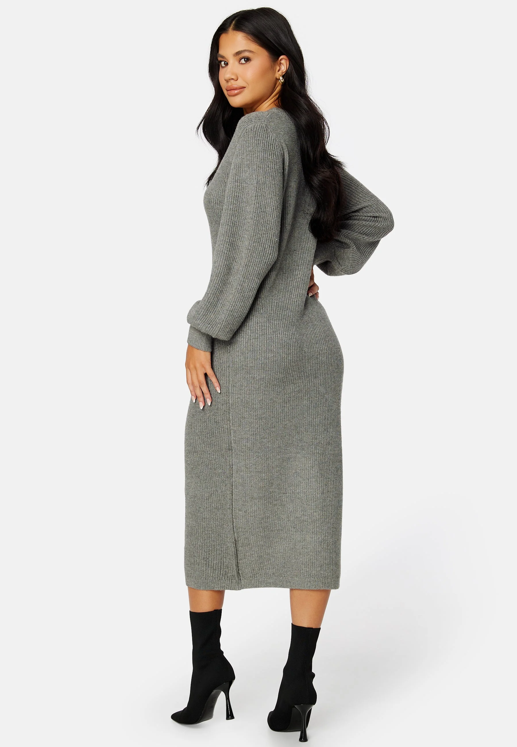 Malena L/S knit dress - Image 2