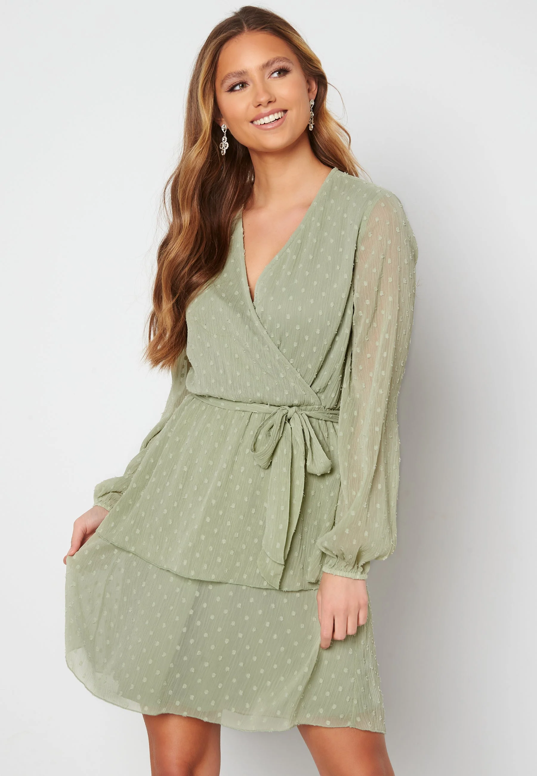 Malva Dotted Dress