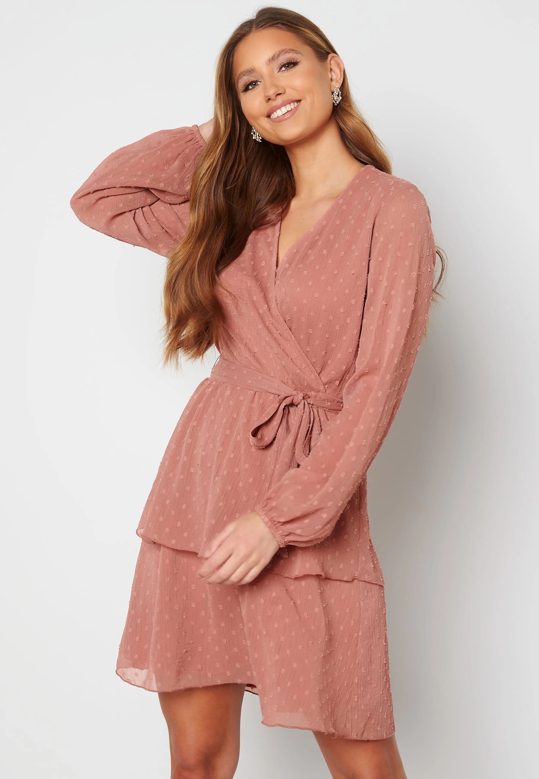 Malva Dotted Dress