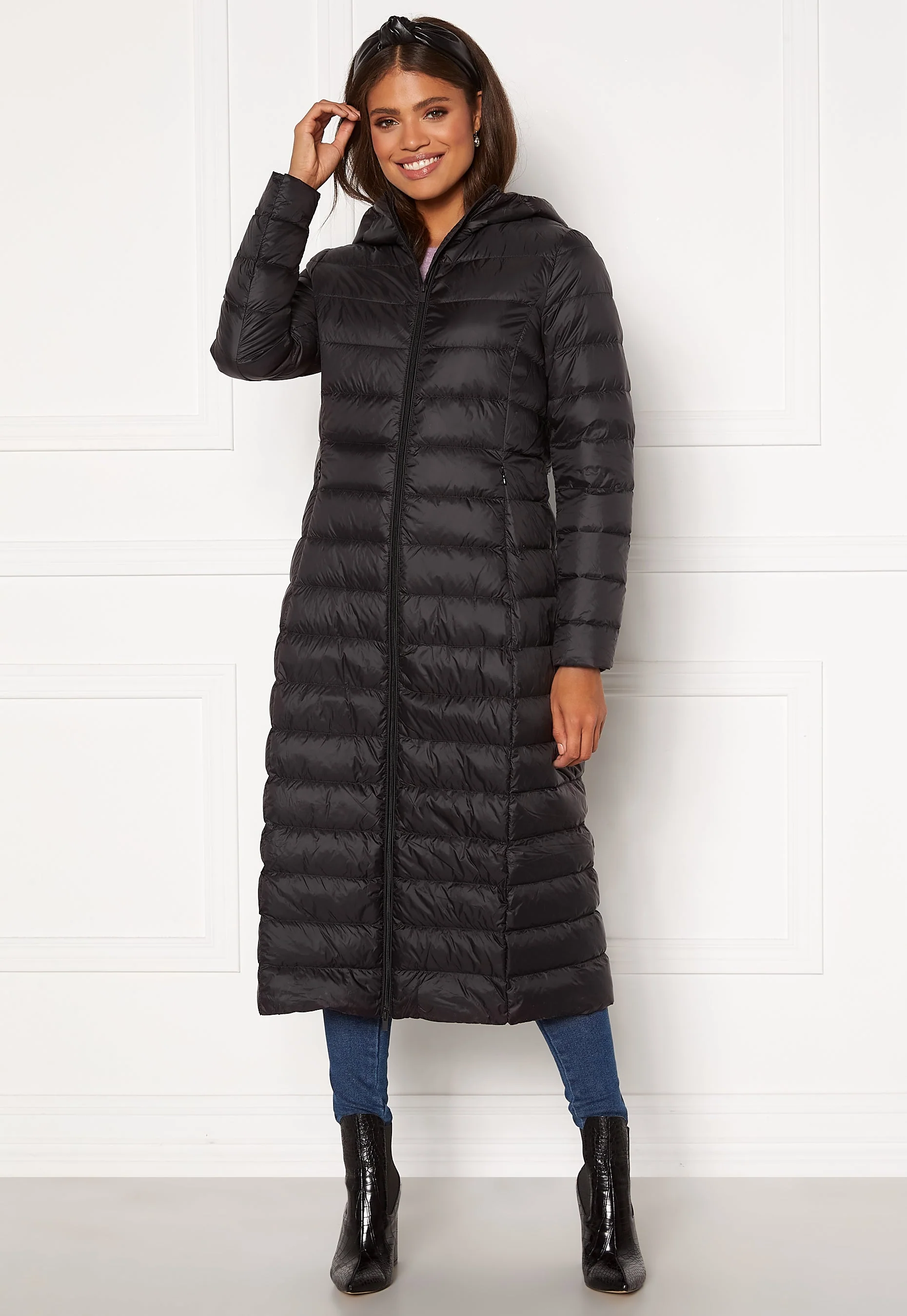 Manya New Long Light Down Jacket - Image 2