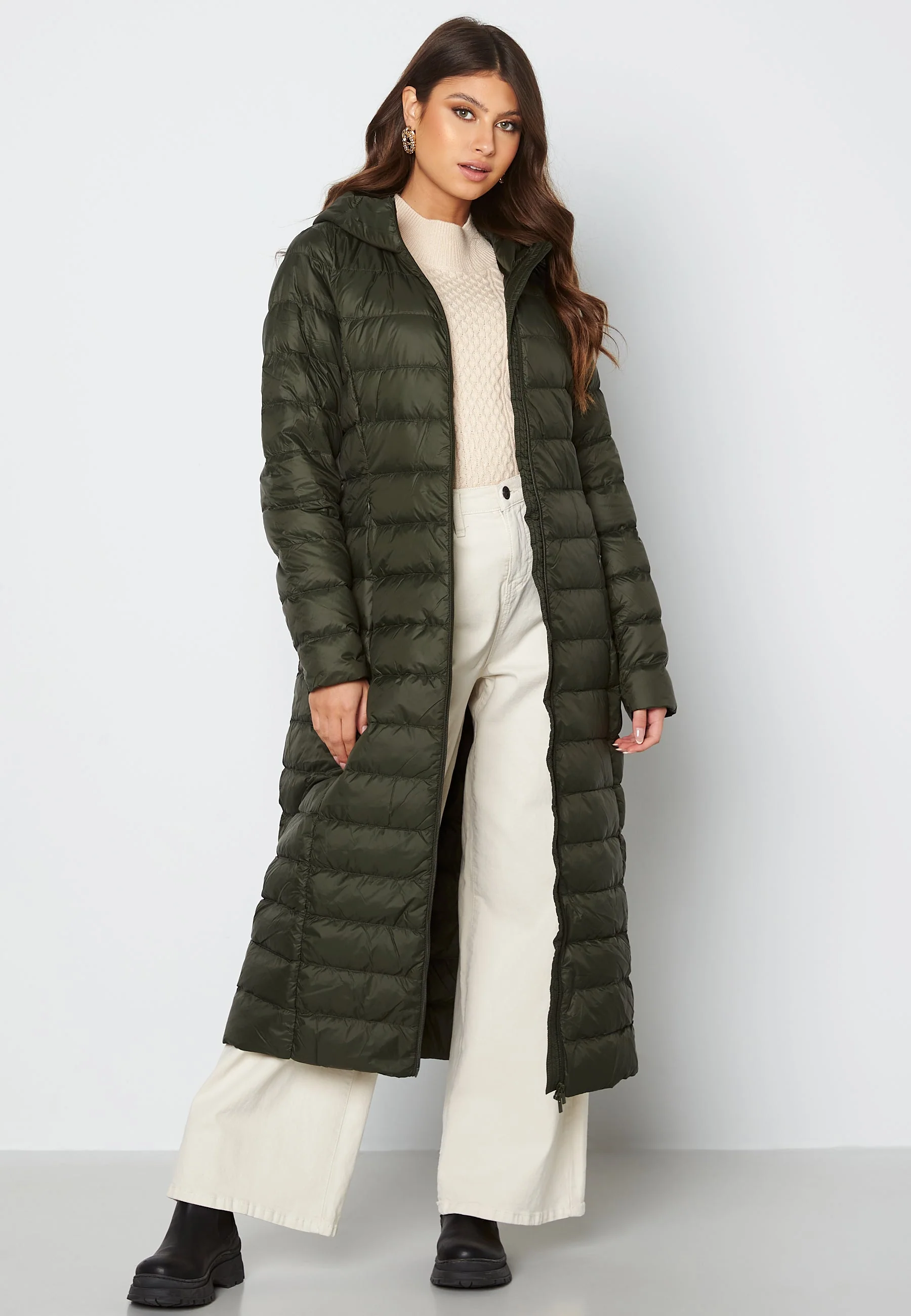 Manya New Long Light Down Jacket - Image 2