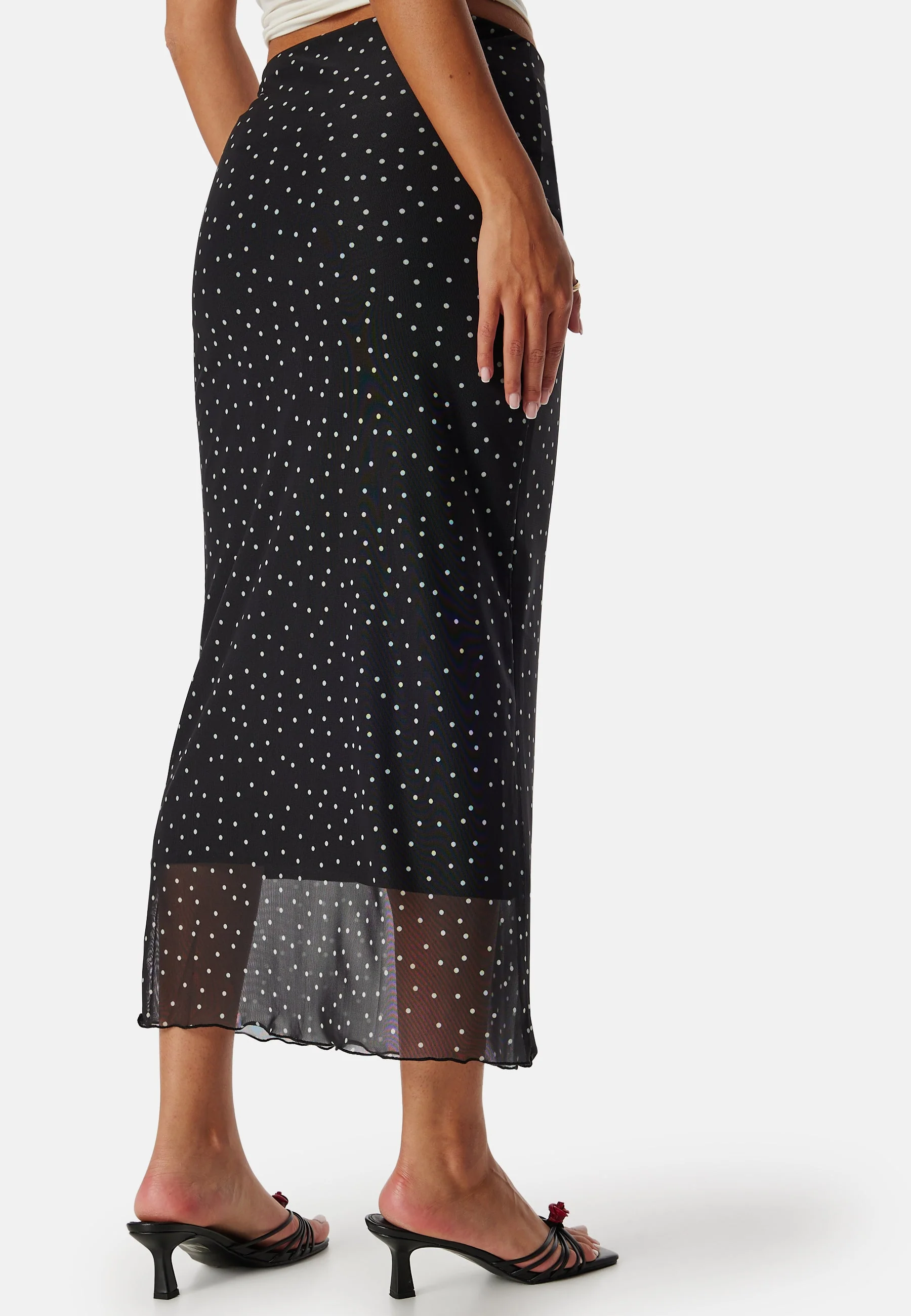 Mesh Midi Skirt - Image 3