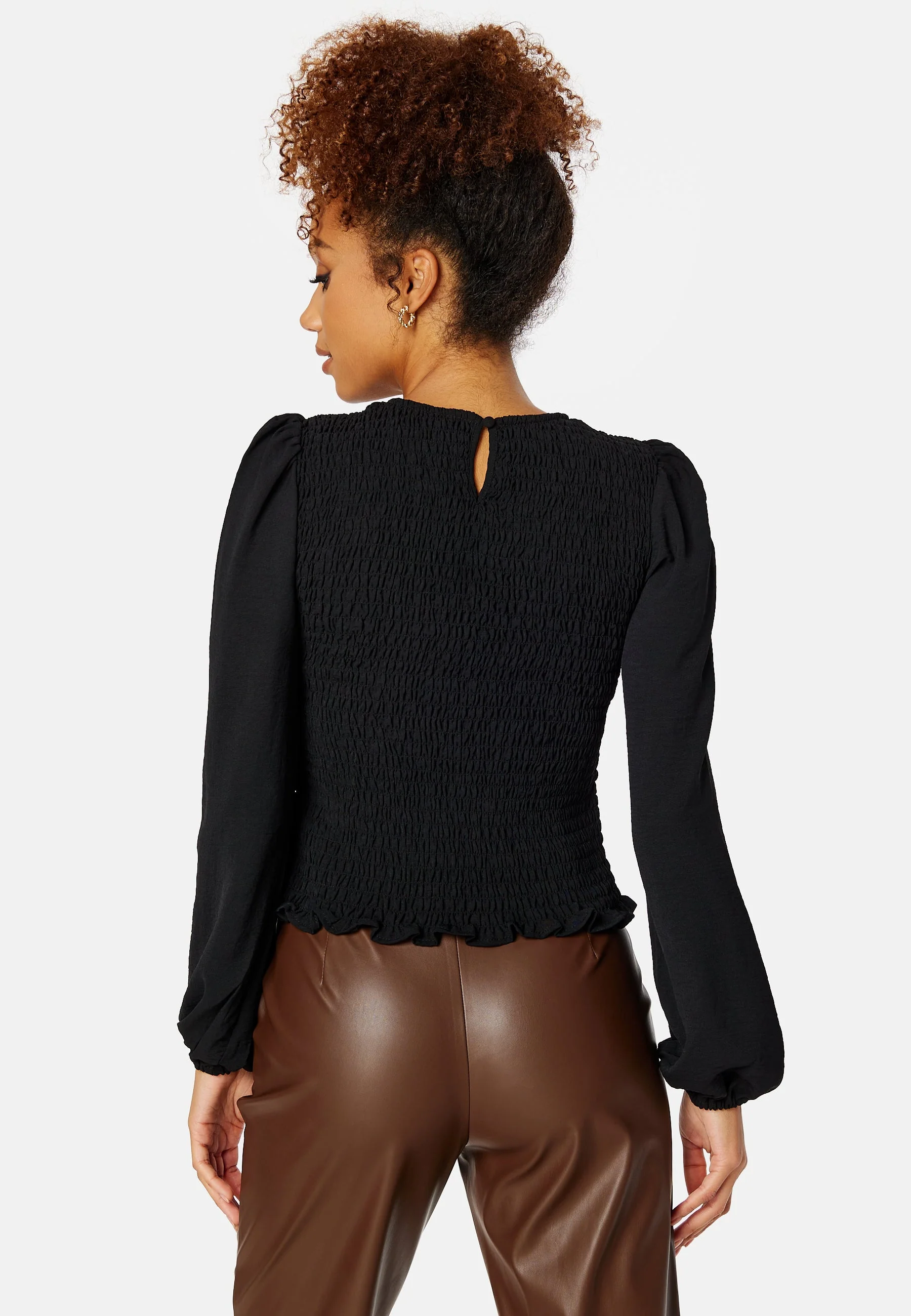 Mette LS Smock Top - Image 3