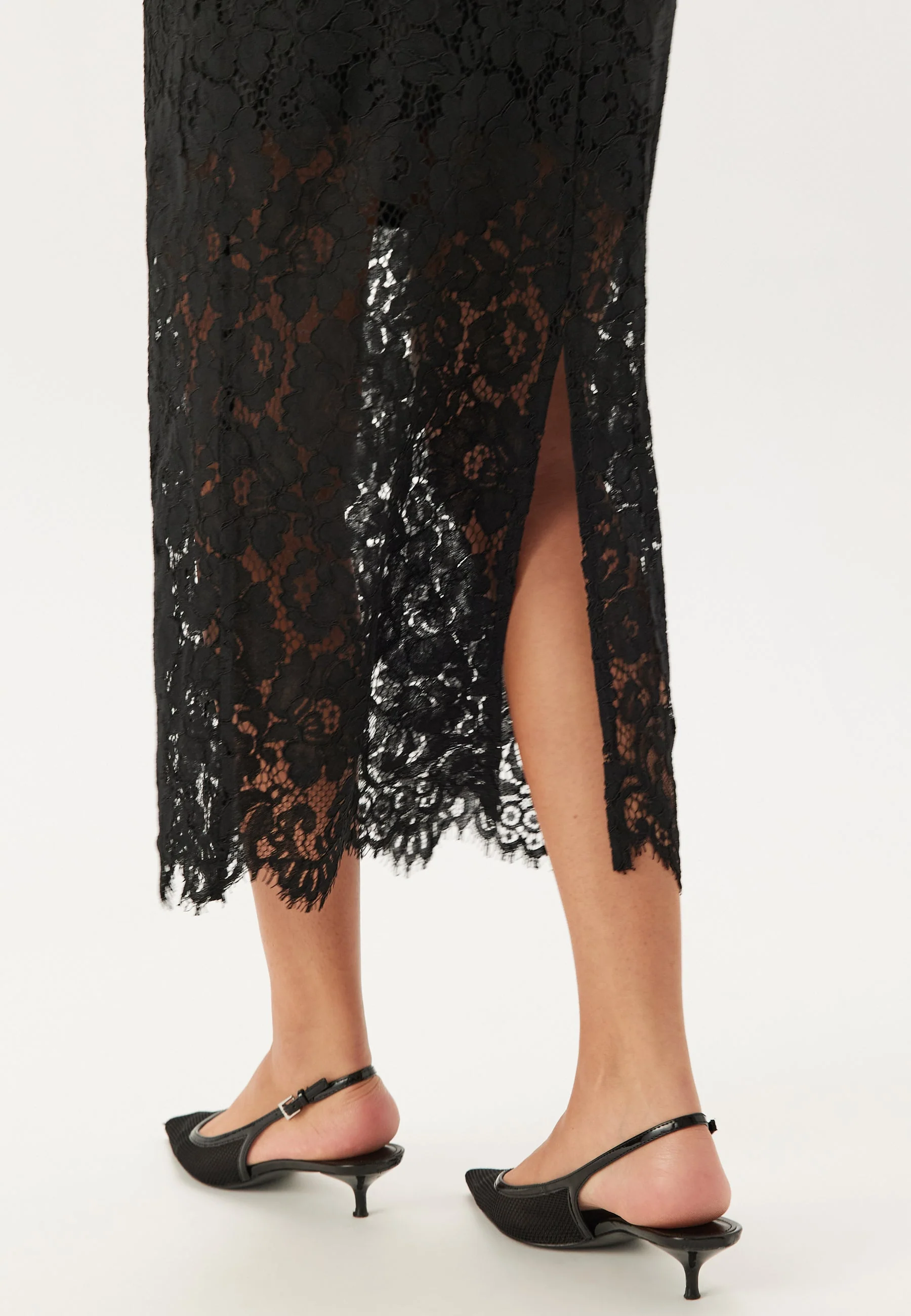 Midi Lace Skirt - Image 4