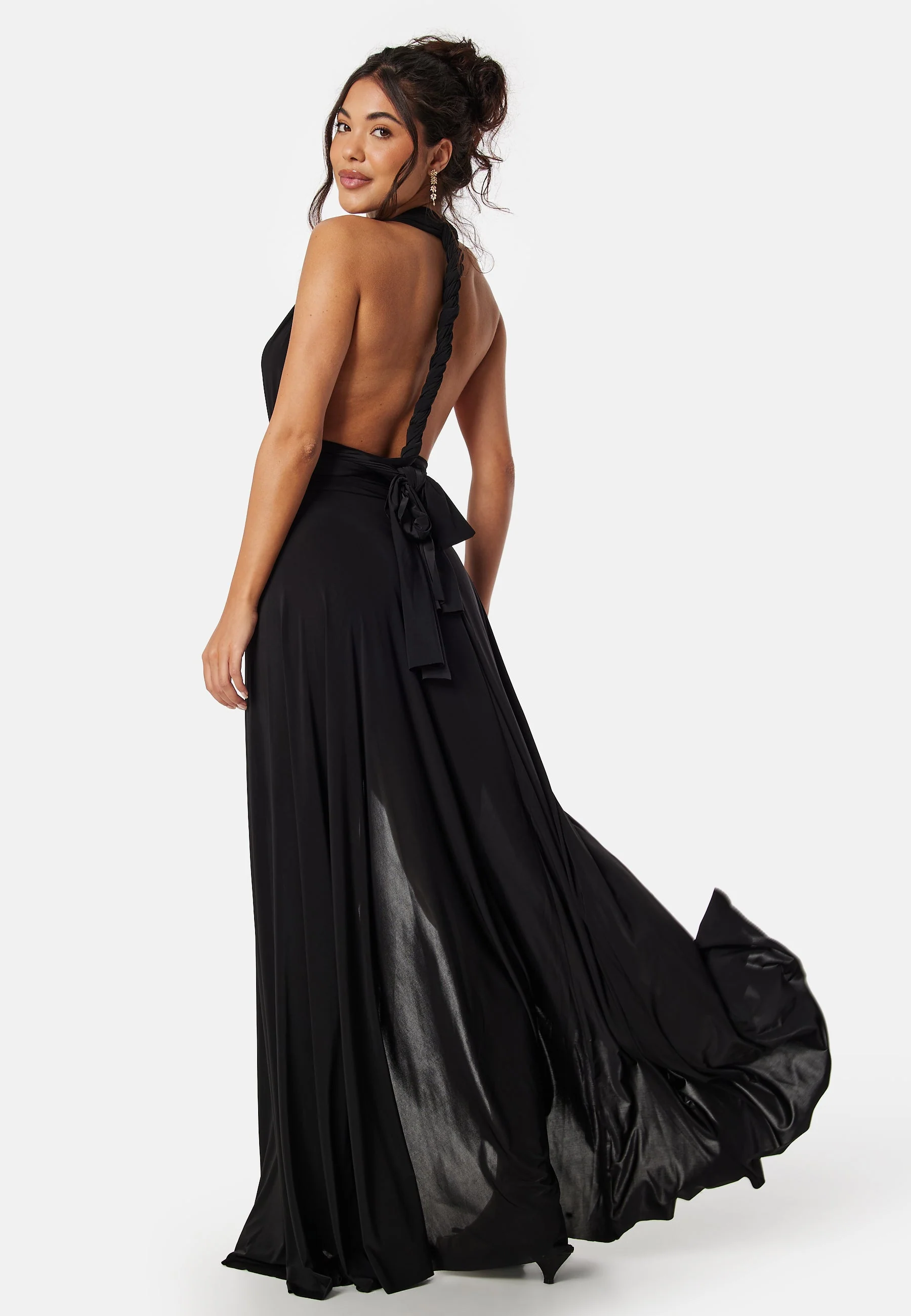 Multi Tie Maxi Dress Split - Image 3