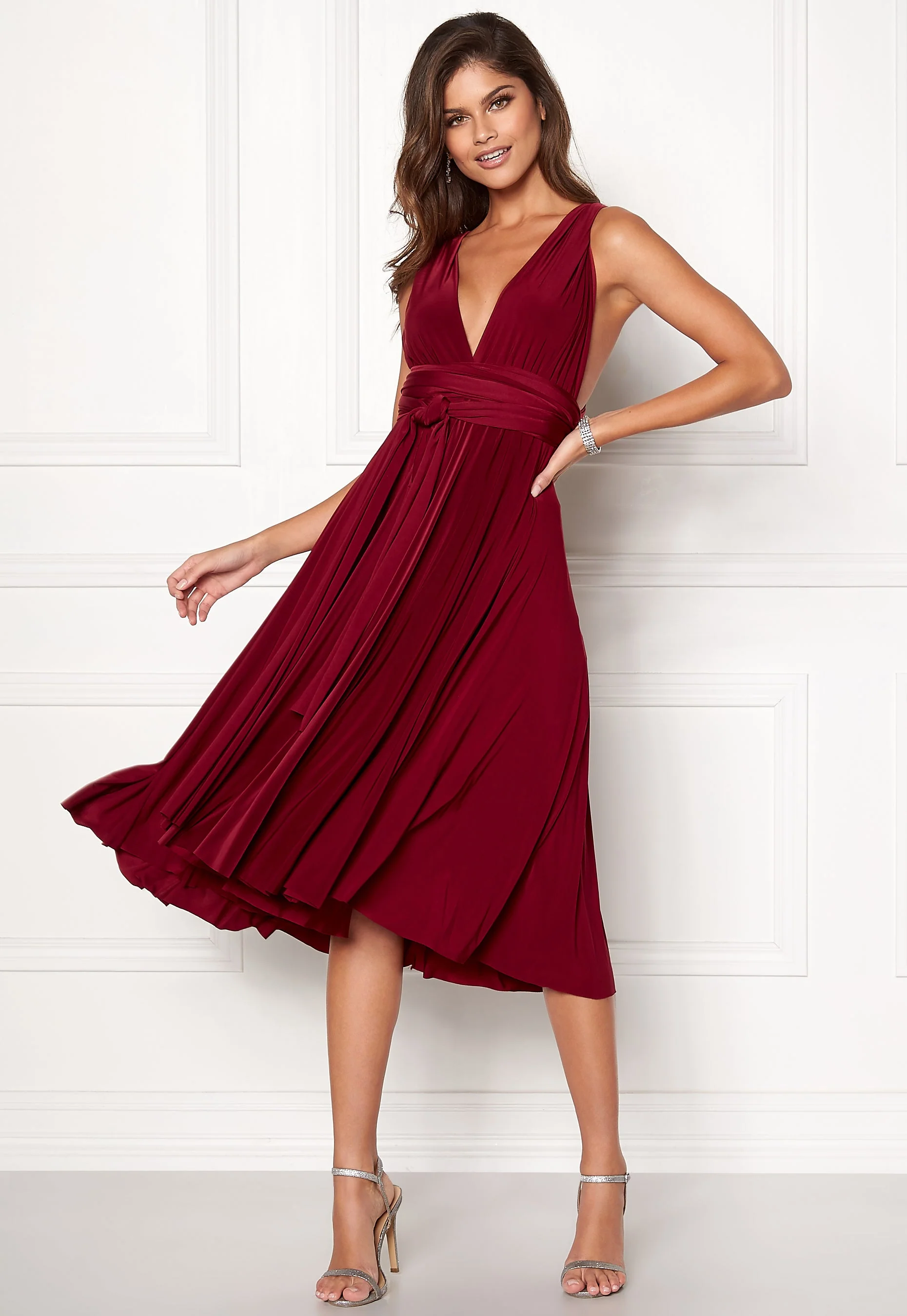 Multi Tie Midi Dress - Image 3