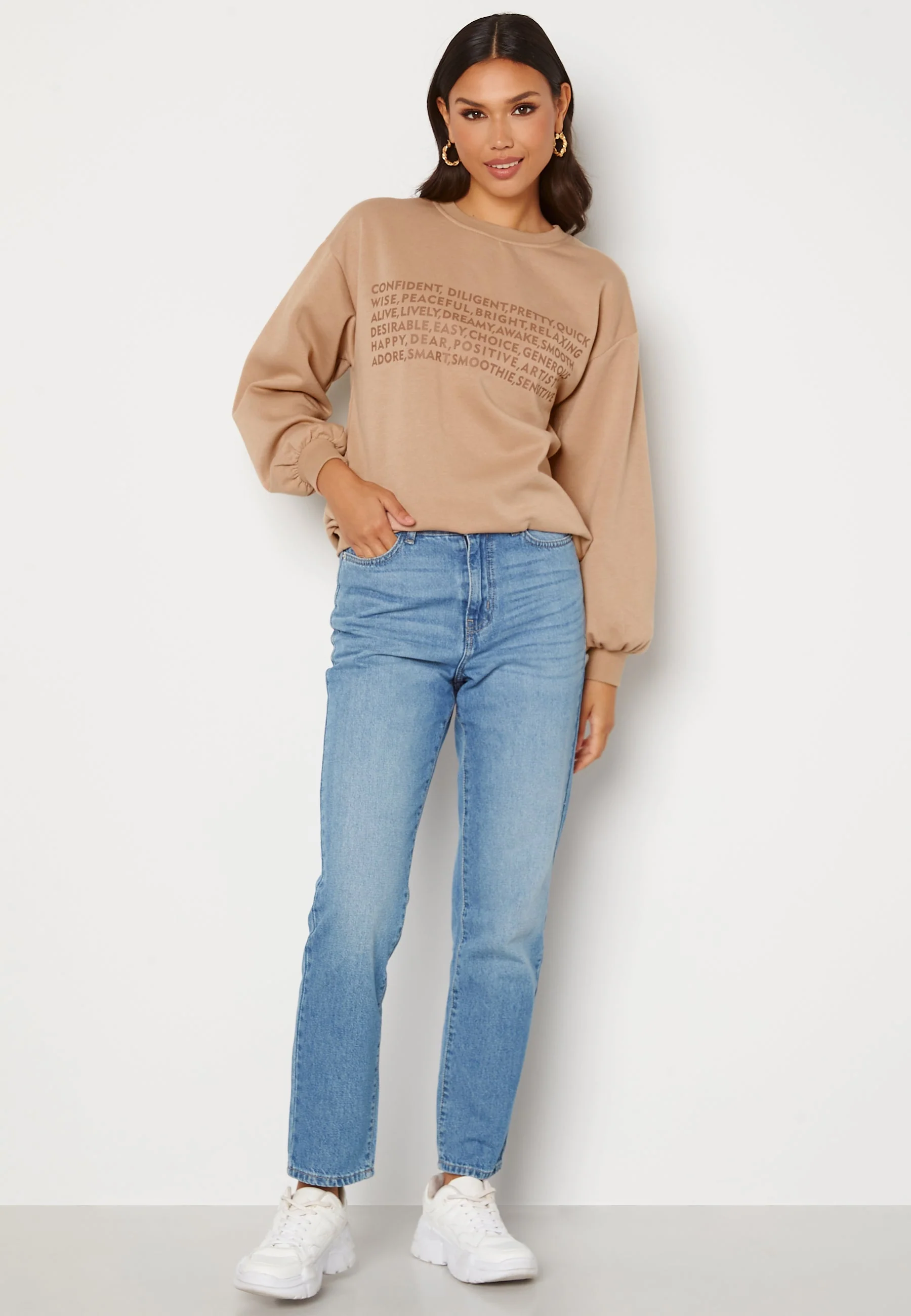 Natalie L/S Print Sweat - Image 2