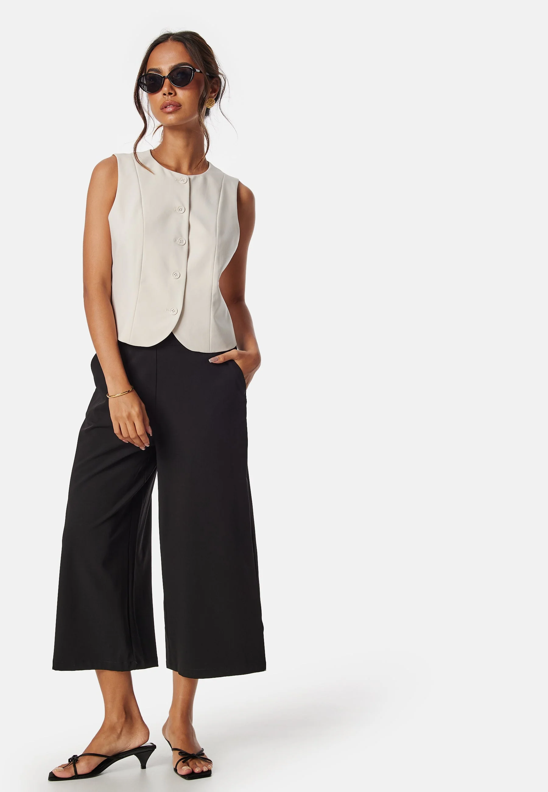 Objcecilie MW Culotte Pants - Image 3