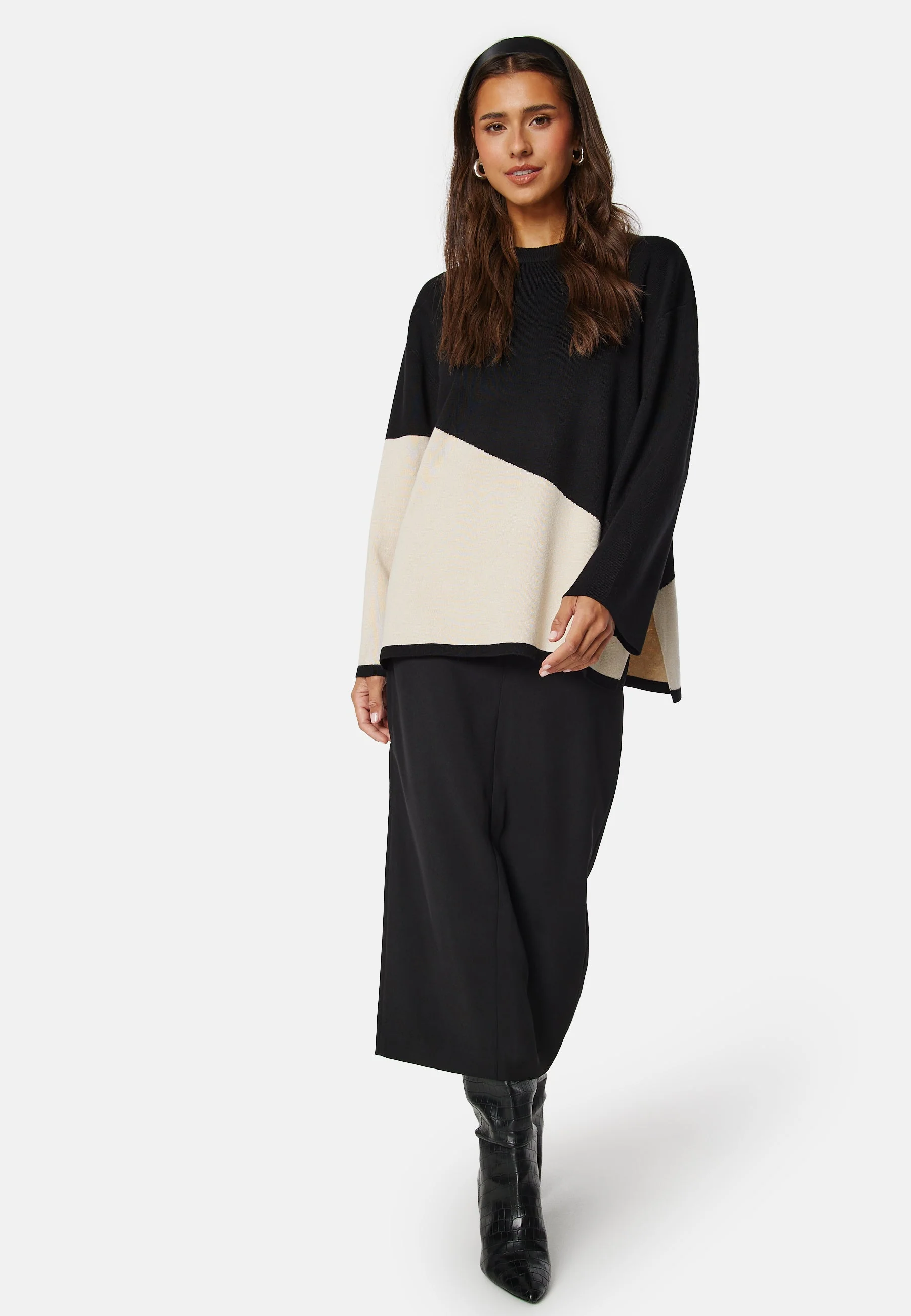 Objester Block L/S Knit Pullover - Image 3