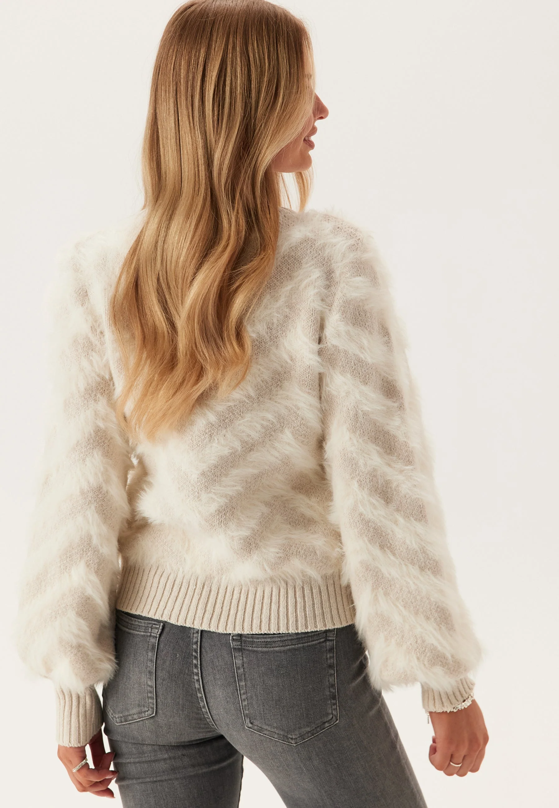 Objhollow L/S RE KNIT PULLOVER - Image 2