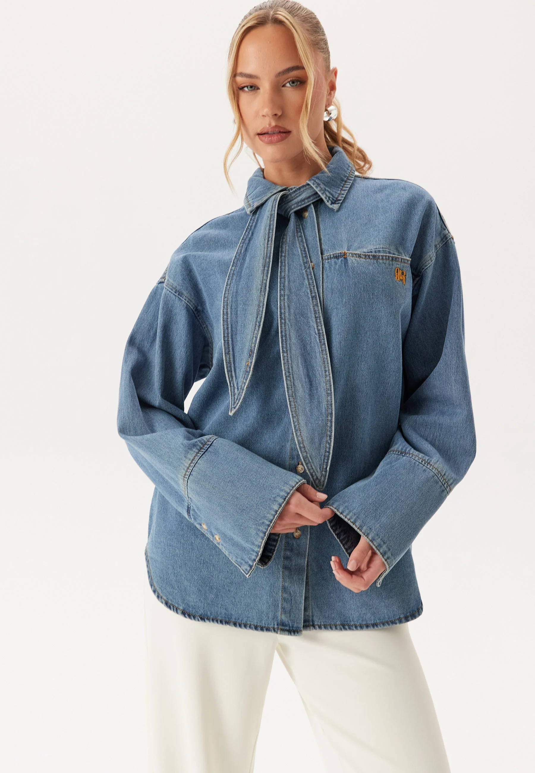 Objneel Lo L/S DENIM SHIRT - Image 4