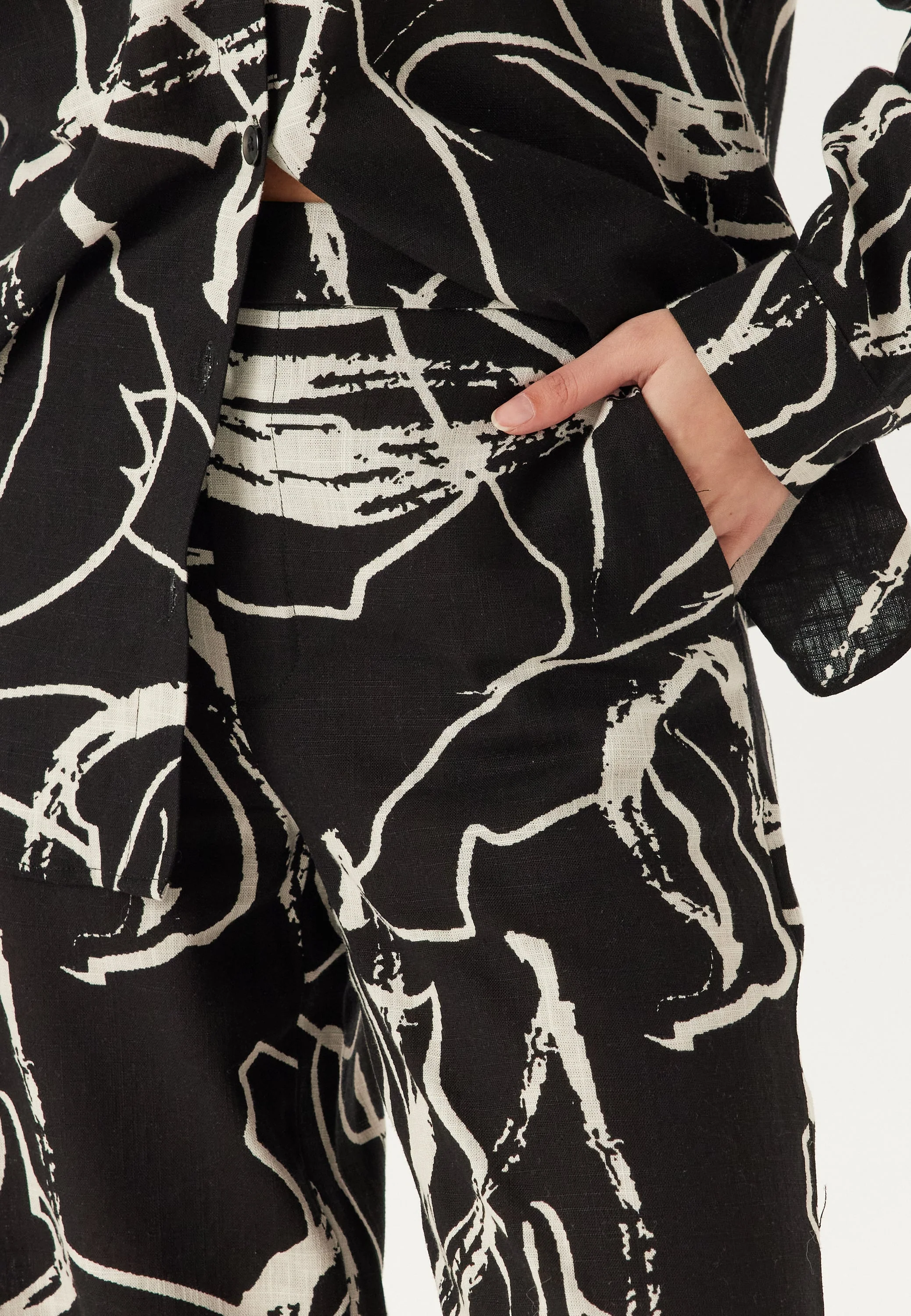 Objsanne Aline Wide Pant Aop - Image 3