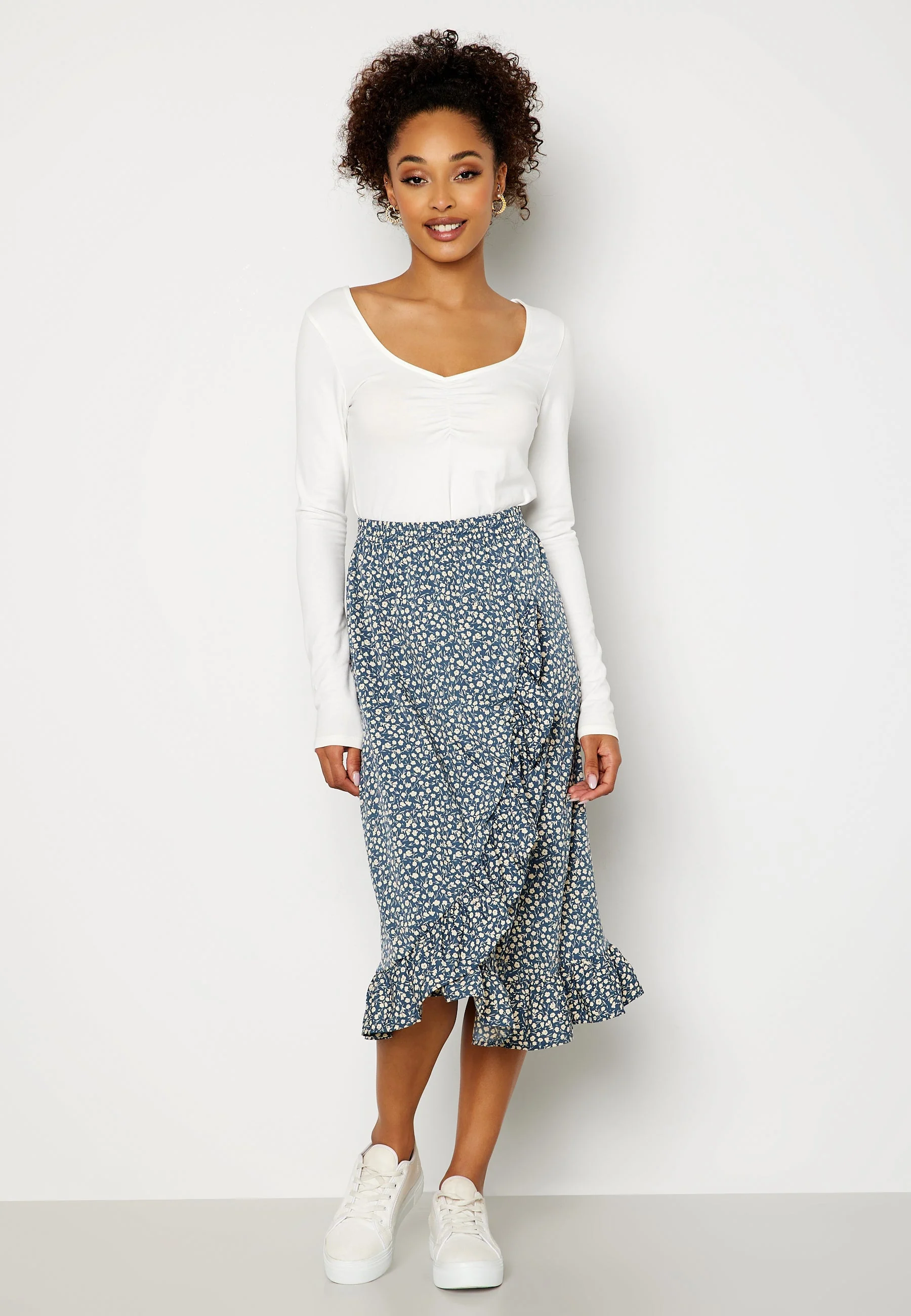 Olivia Long Wrap Skirt