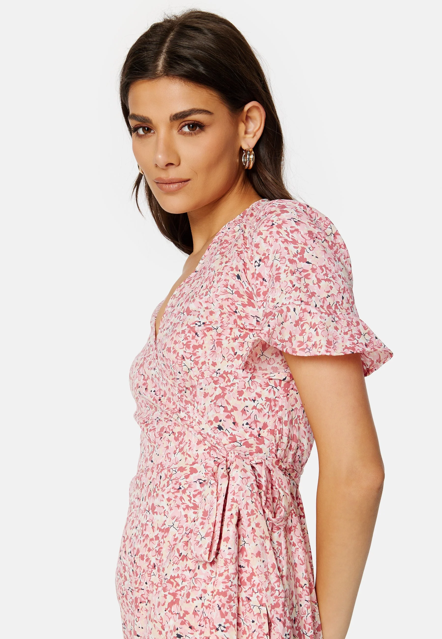 Olivia S/S Wrap Dress - Image 4