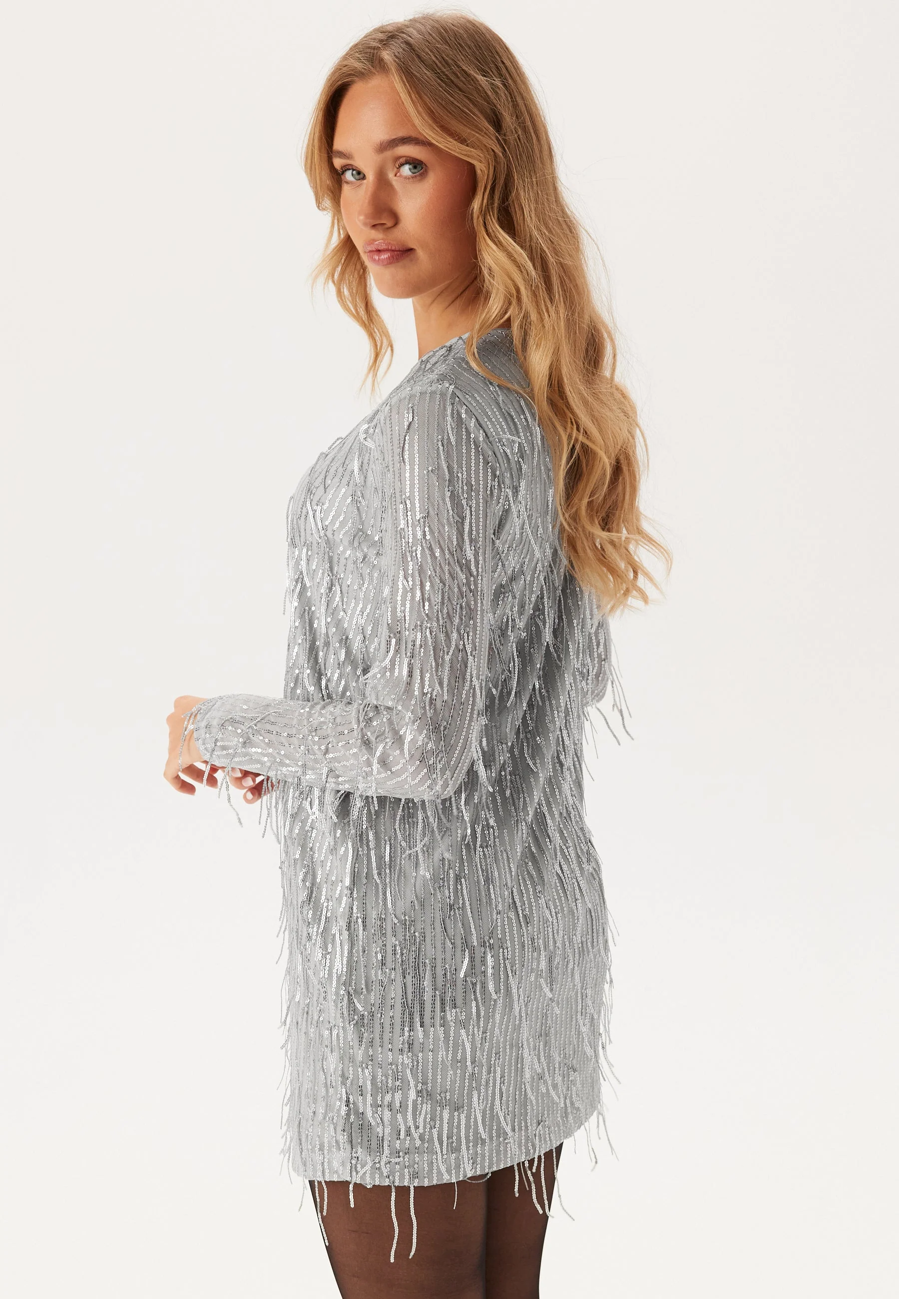 Onlanika Spacy Ls Short Dress - Image 2