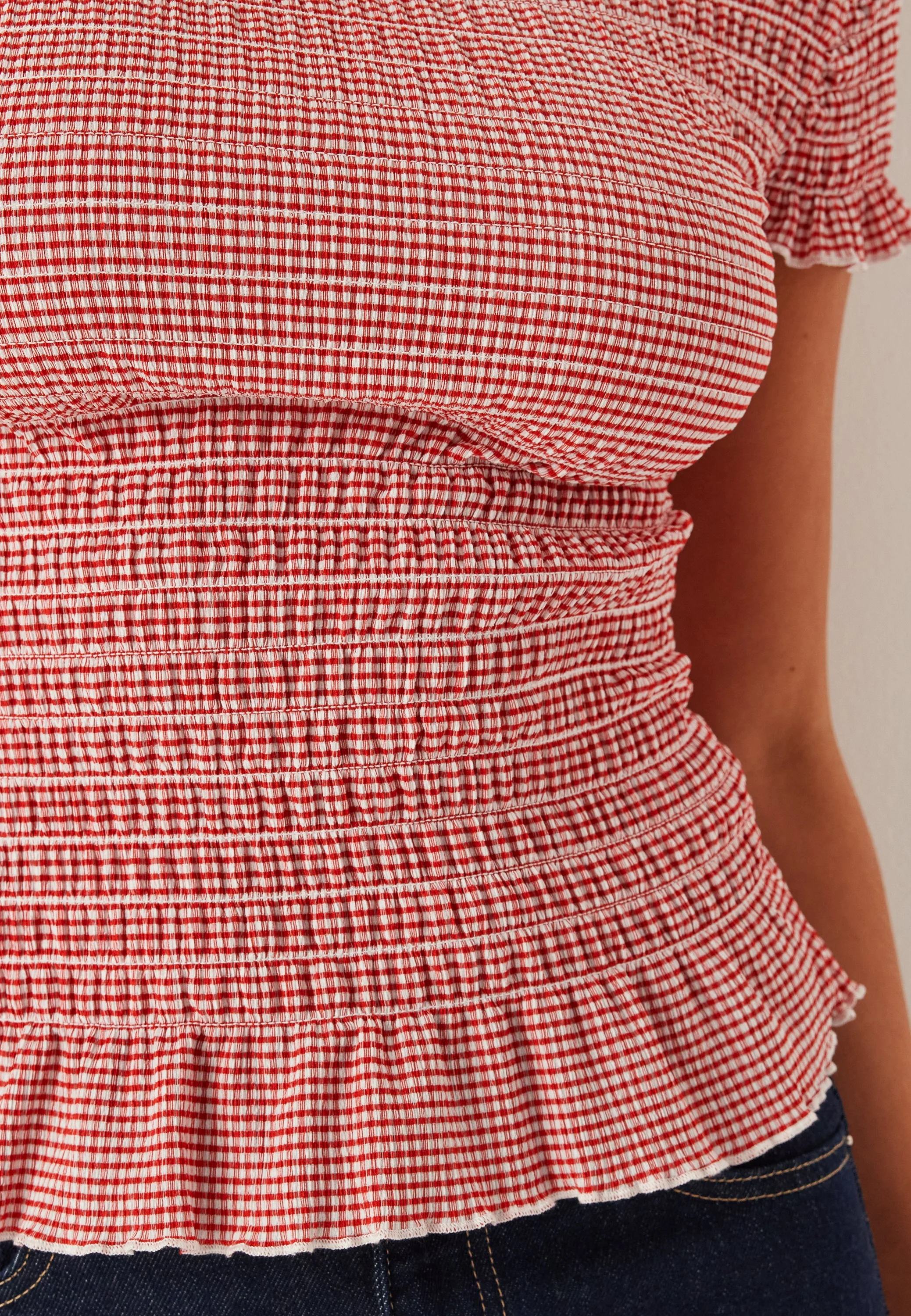Onlcelle Life Cap Smock Boatneck Top - Image 3