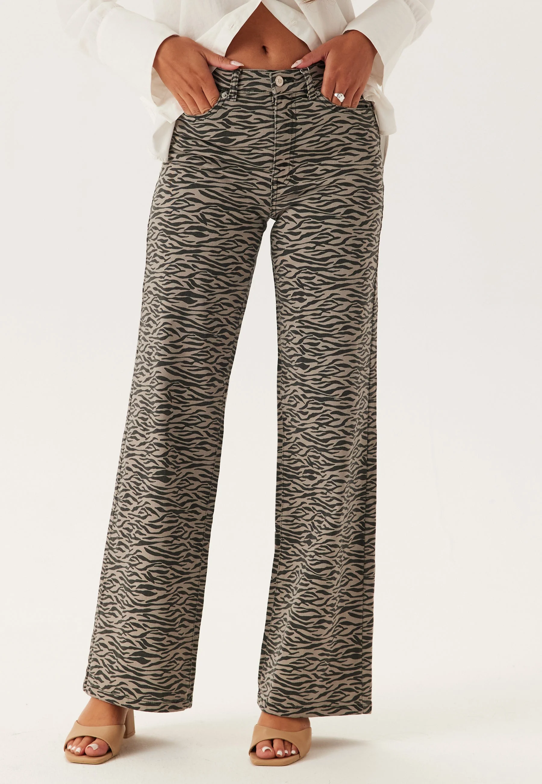 Onlmadison Hw Wide Animal Pant - Image 3