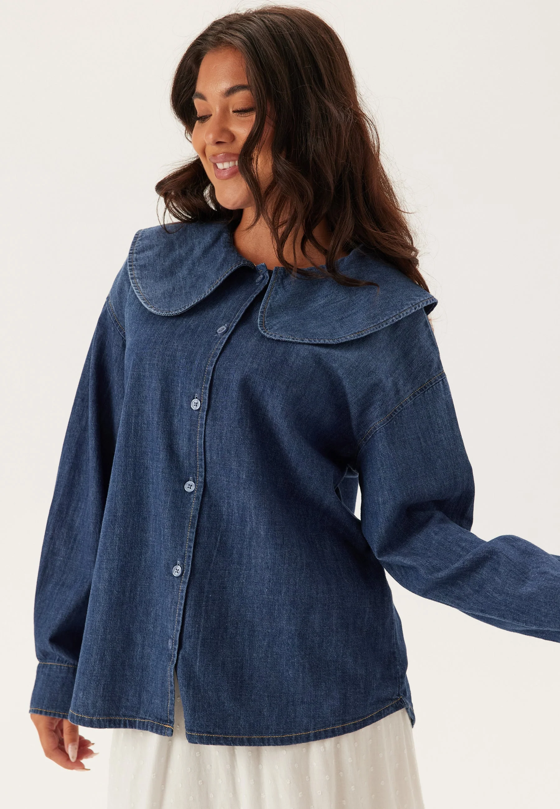 Onlnala L/S COLLAR DNM COLLAR - Image 2
