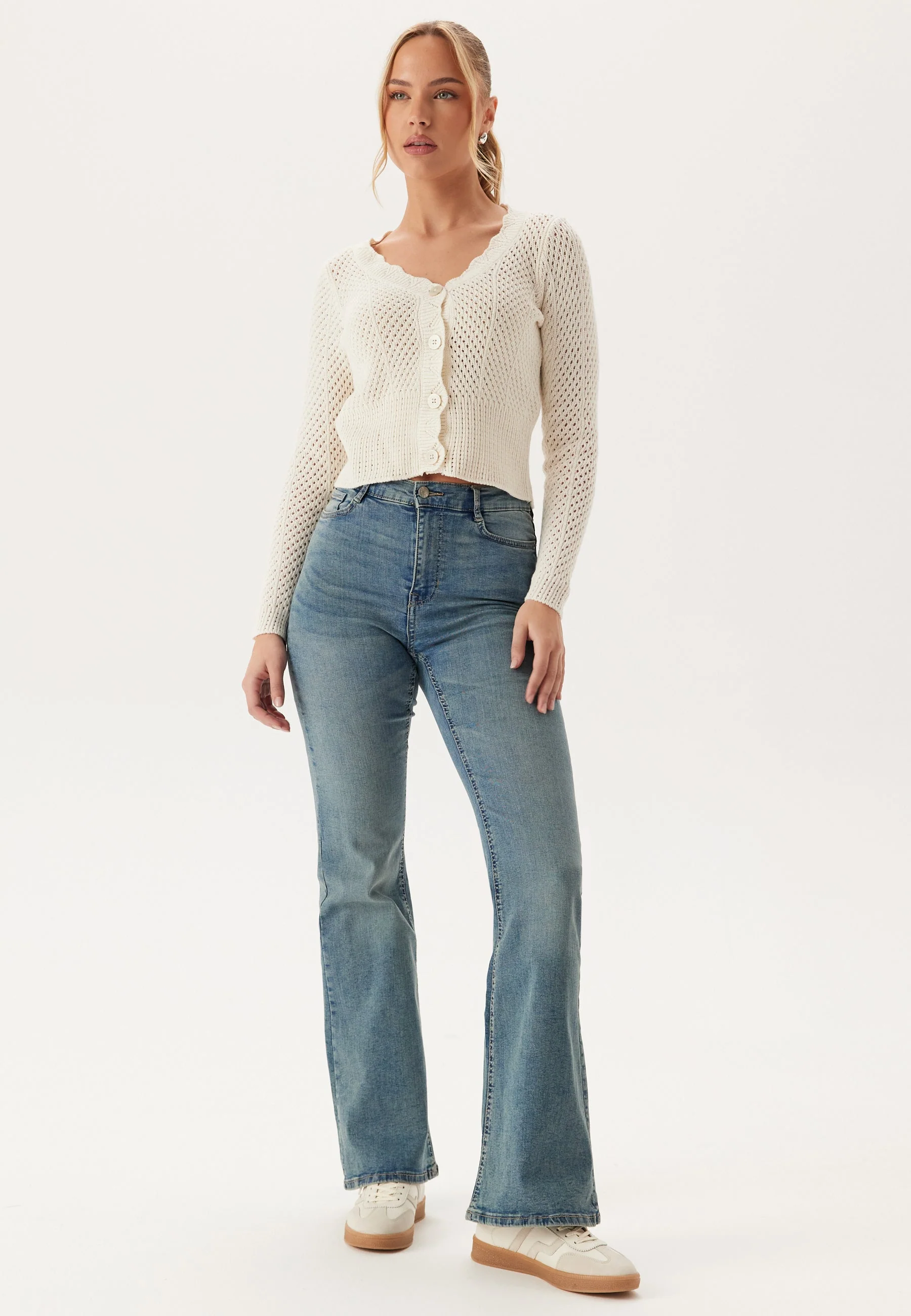 Onlroselia Ls V-neck Cardi Knt - Image 4