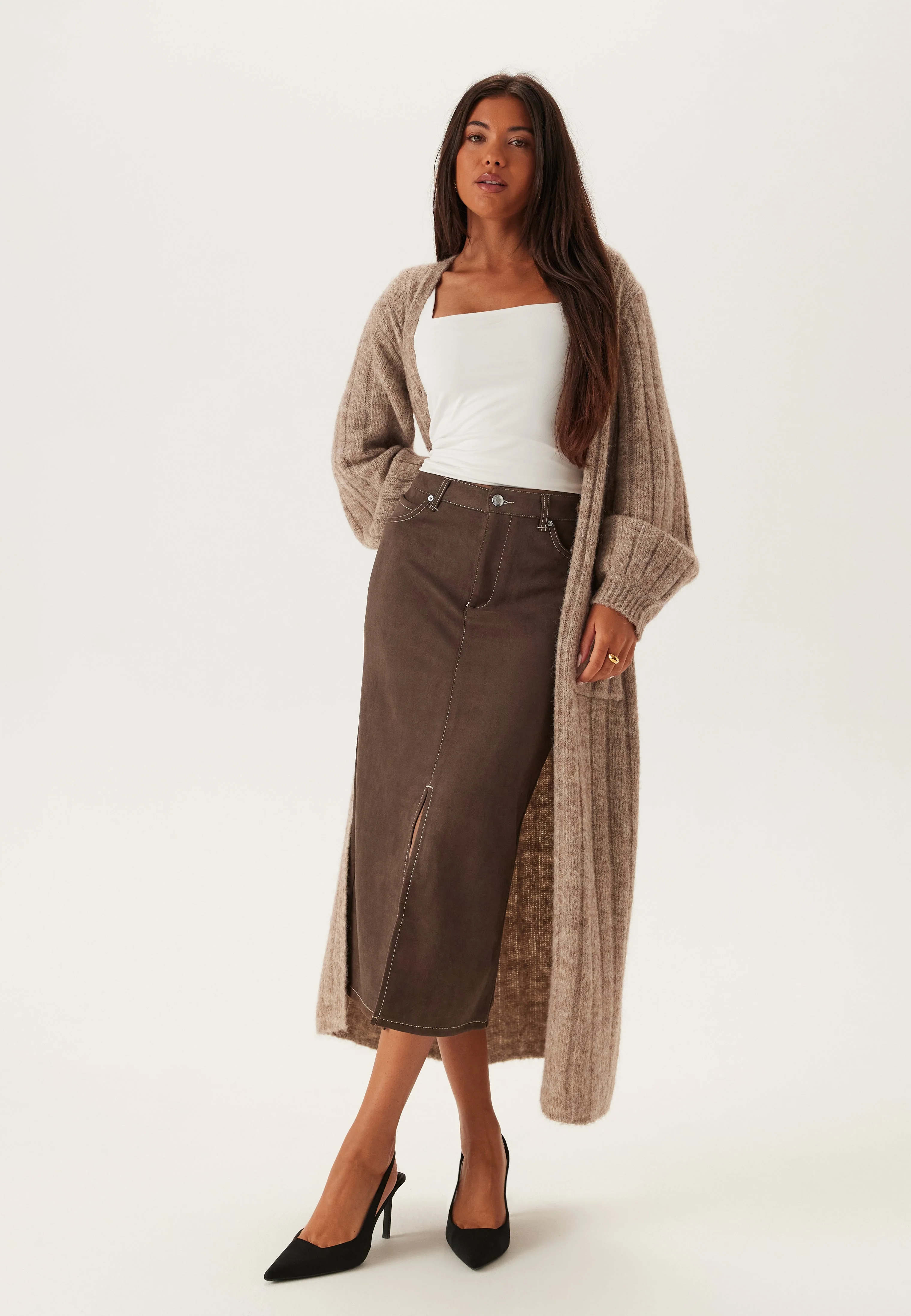 Onlstina Life Mw Faux Suede Sk - Image 3
