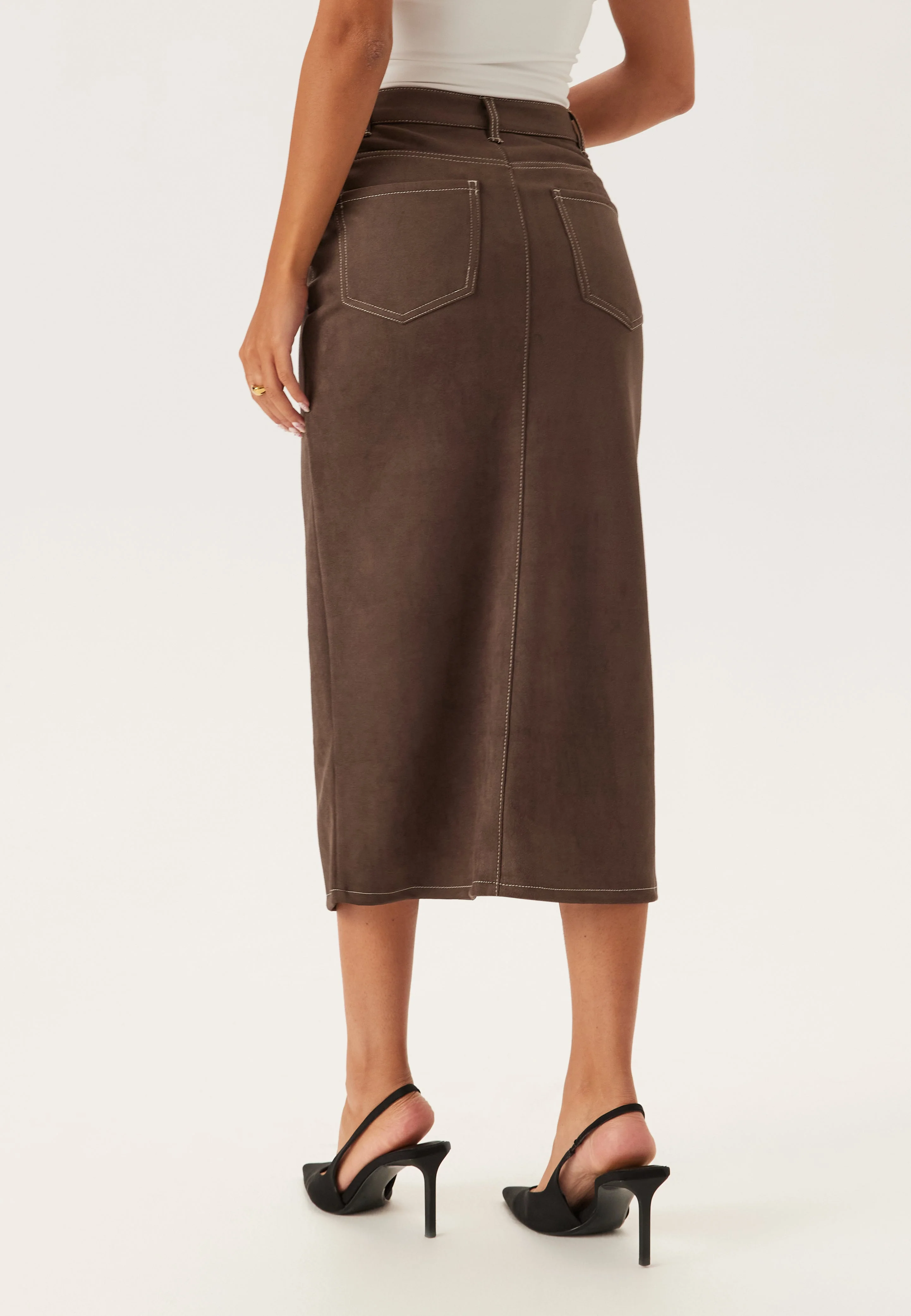Onlstina Life Mw Faux Suede Sk - Image 4
