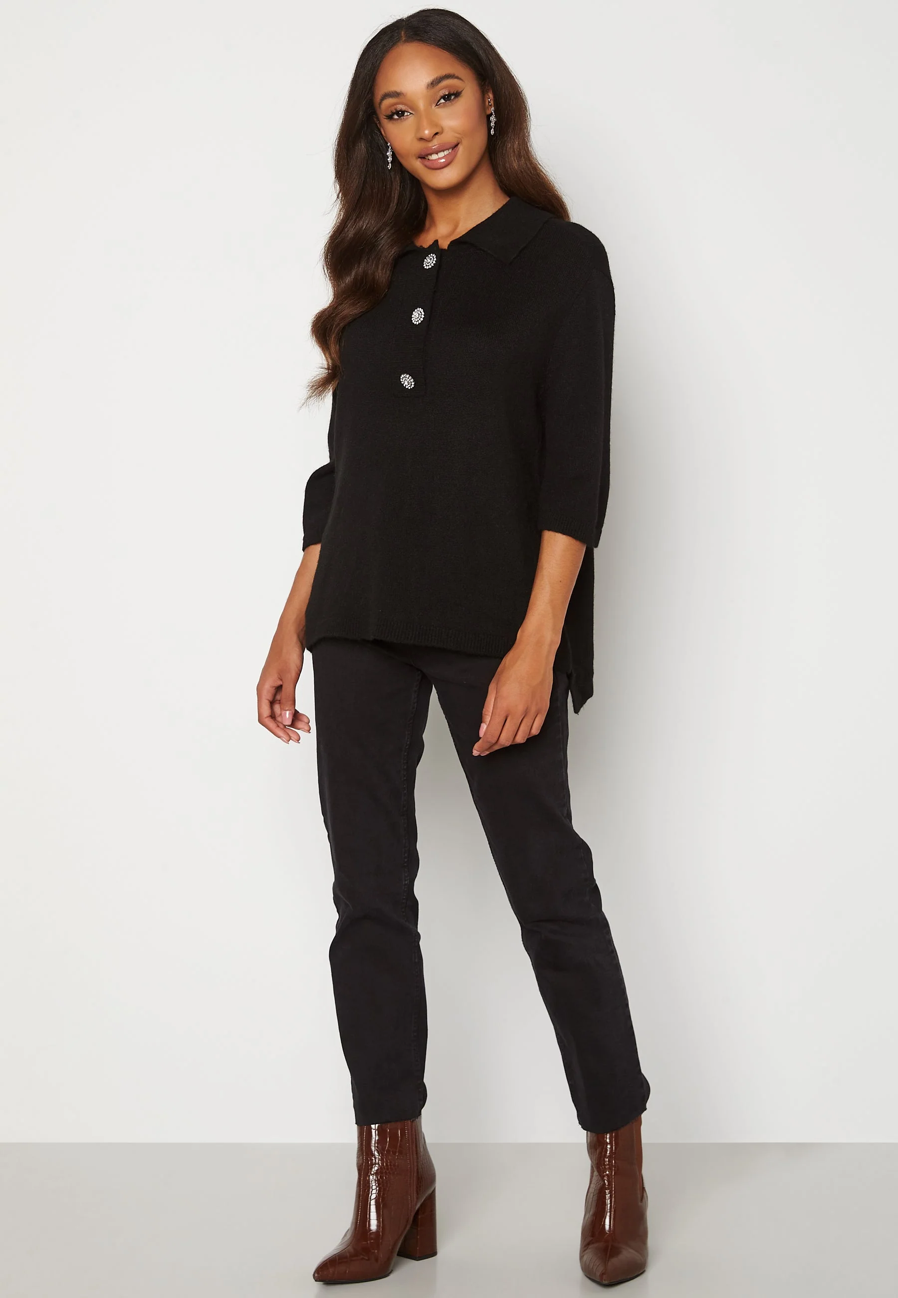 Paloma 2/4 Polo Pullover - Image 2