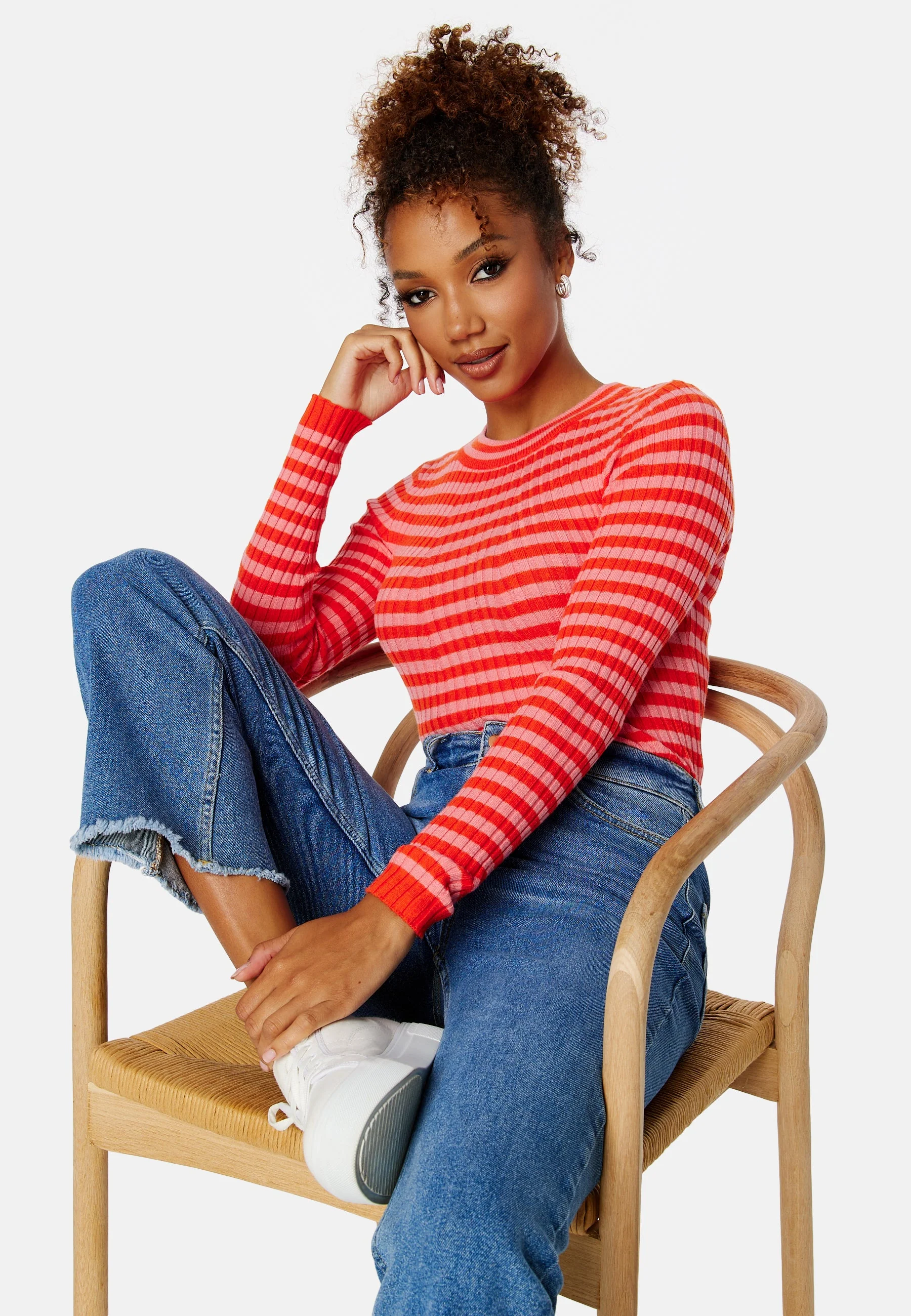 Pccrista LS O-Neck Knit - Image 5