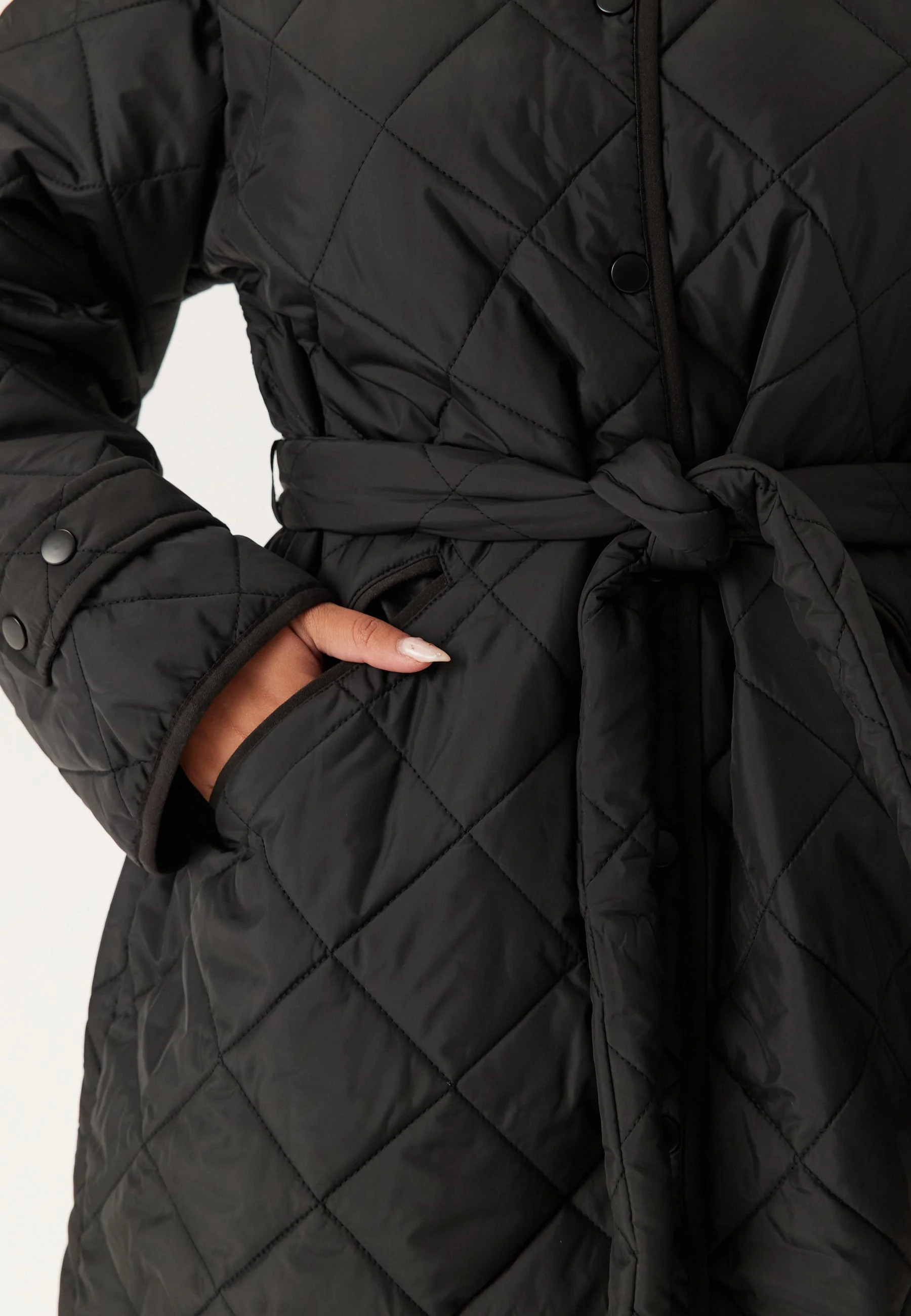 Pcemily Long Quilted Jacket - Image 4
