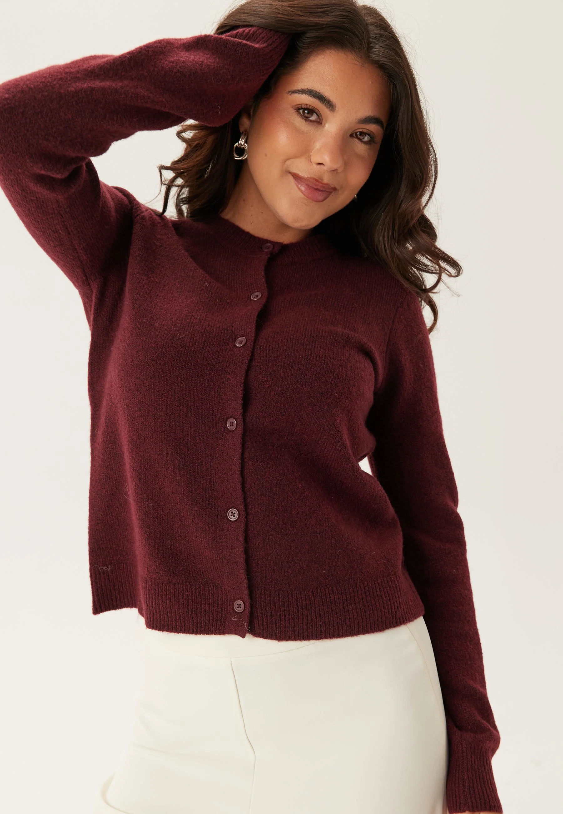 Pcmalou Ls Knit Cardigan