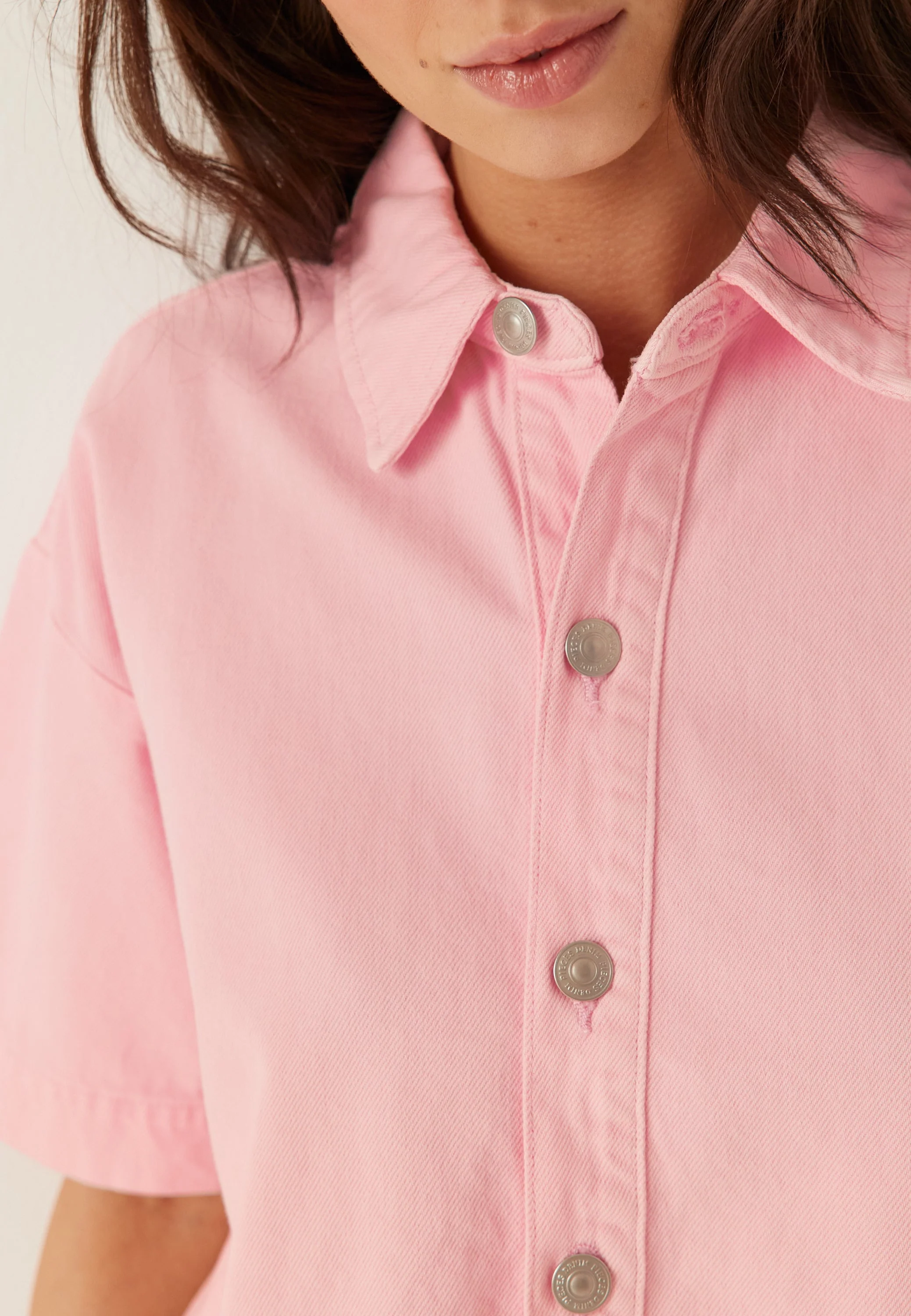 Pcsky Ss A-shape Denim Top - Image 5