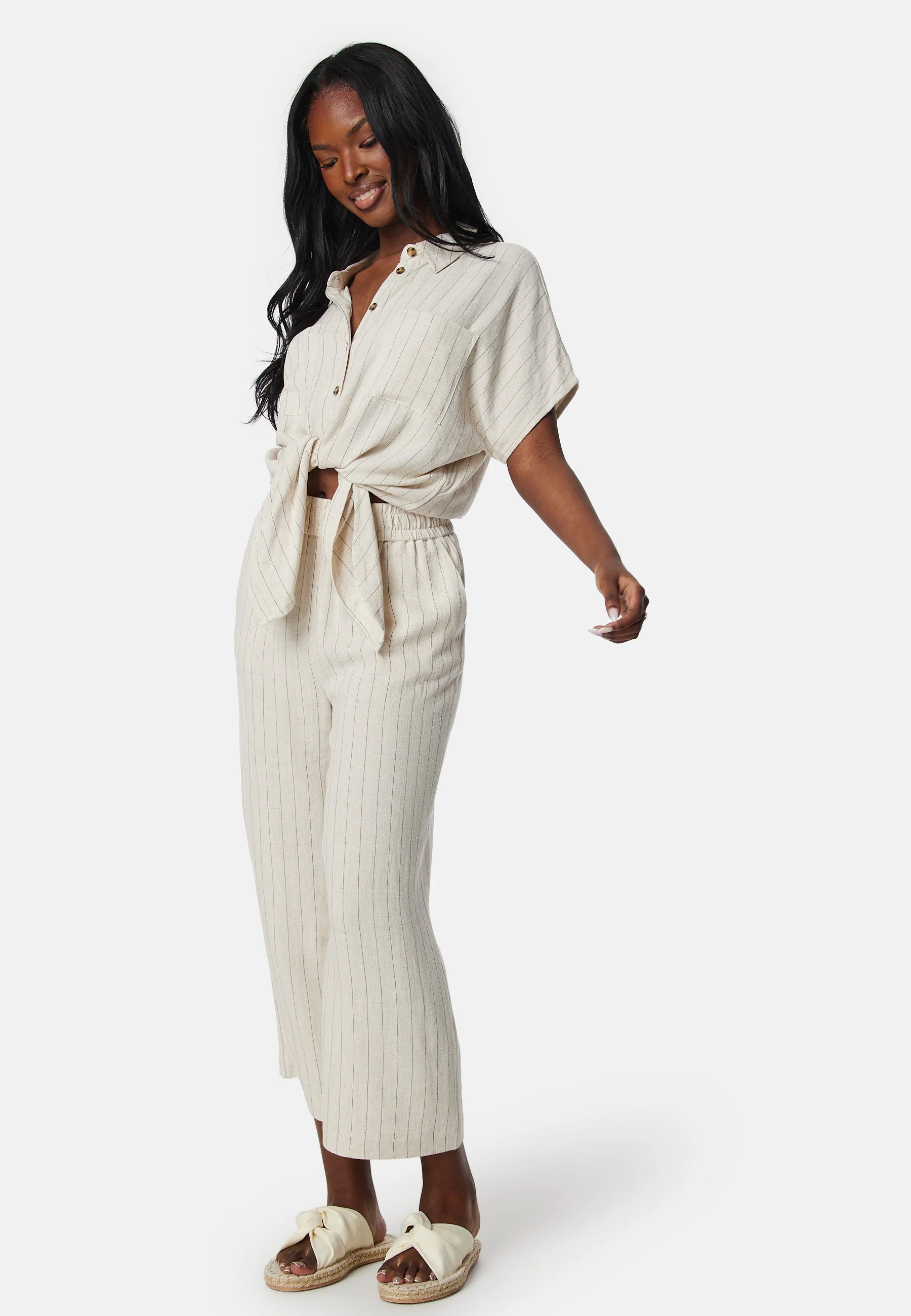Pcvinsty Linen Tie Shirt - Image 3