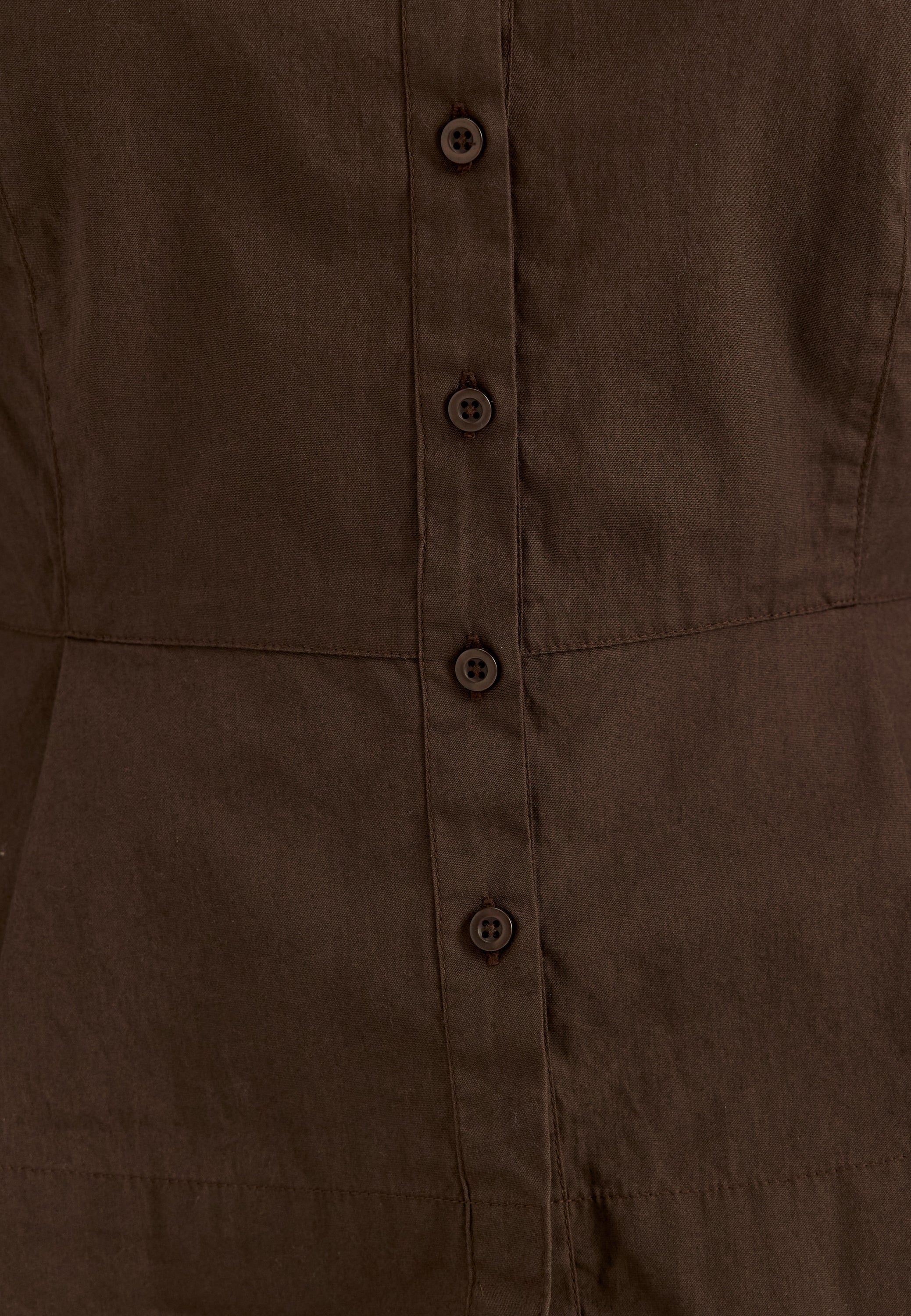 Peplum Cotton Shirt - Image 5