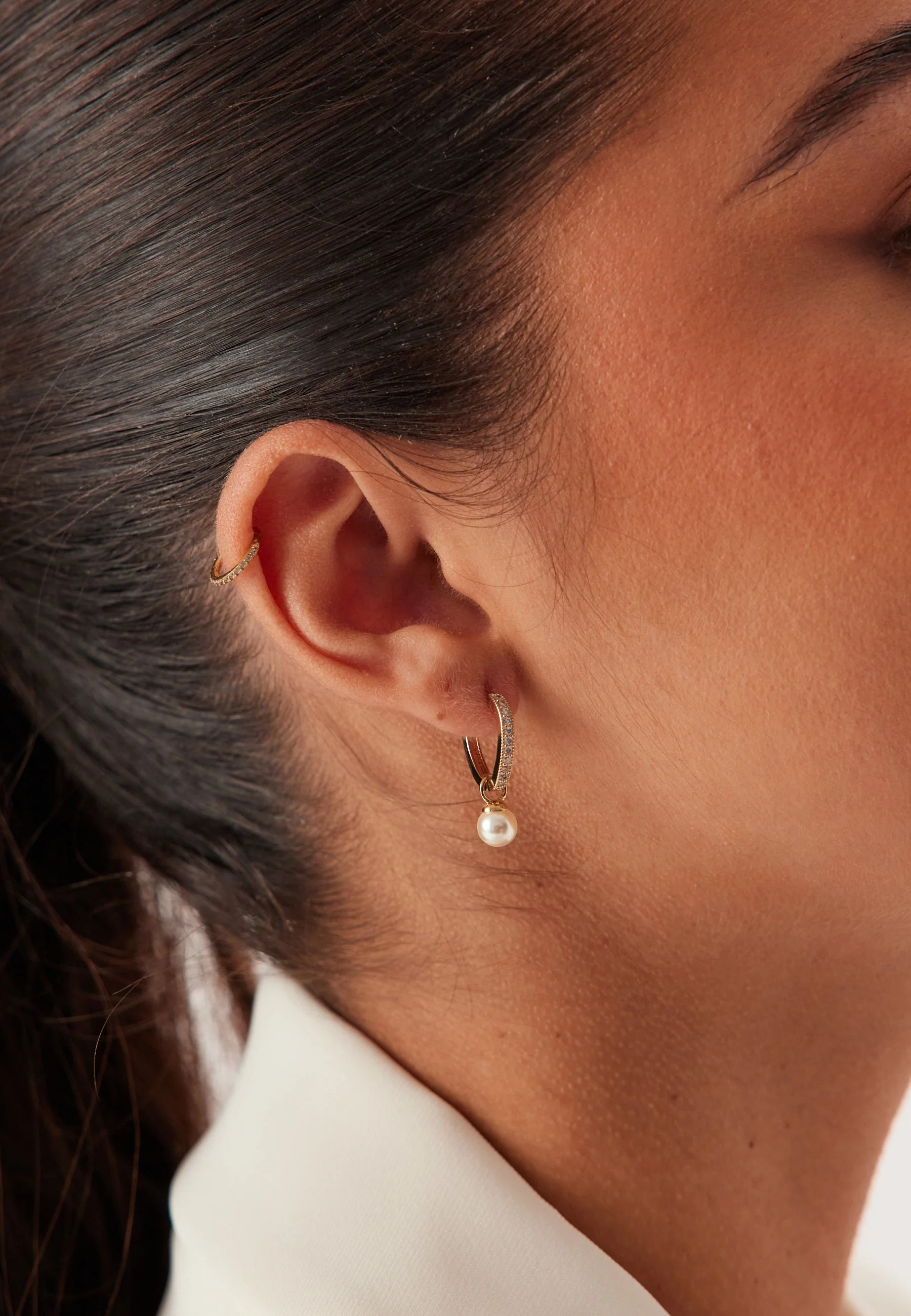 Petite Kennedy Hoops Earrings