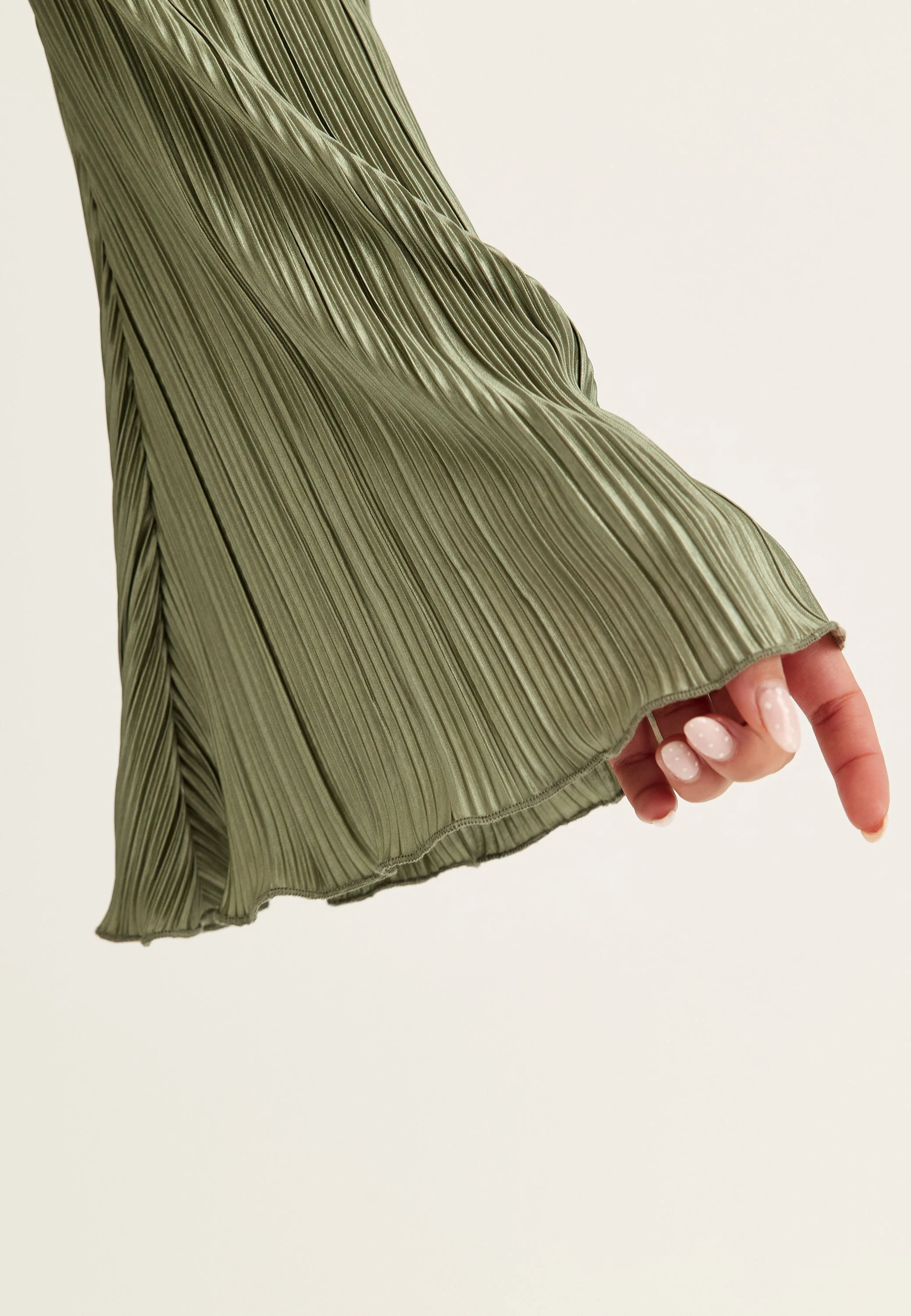 Pleated Frill Dress - Image 5