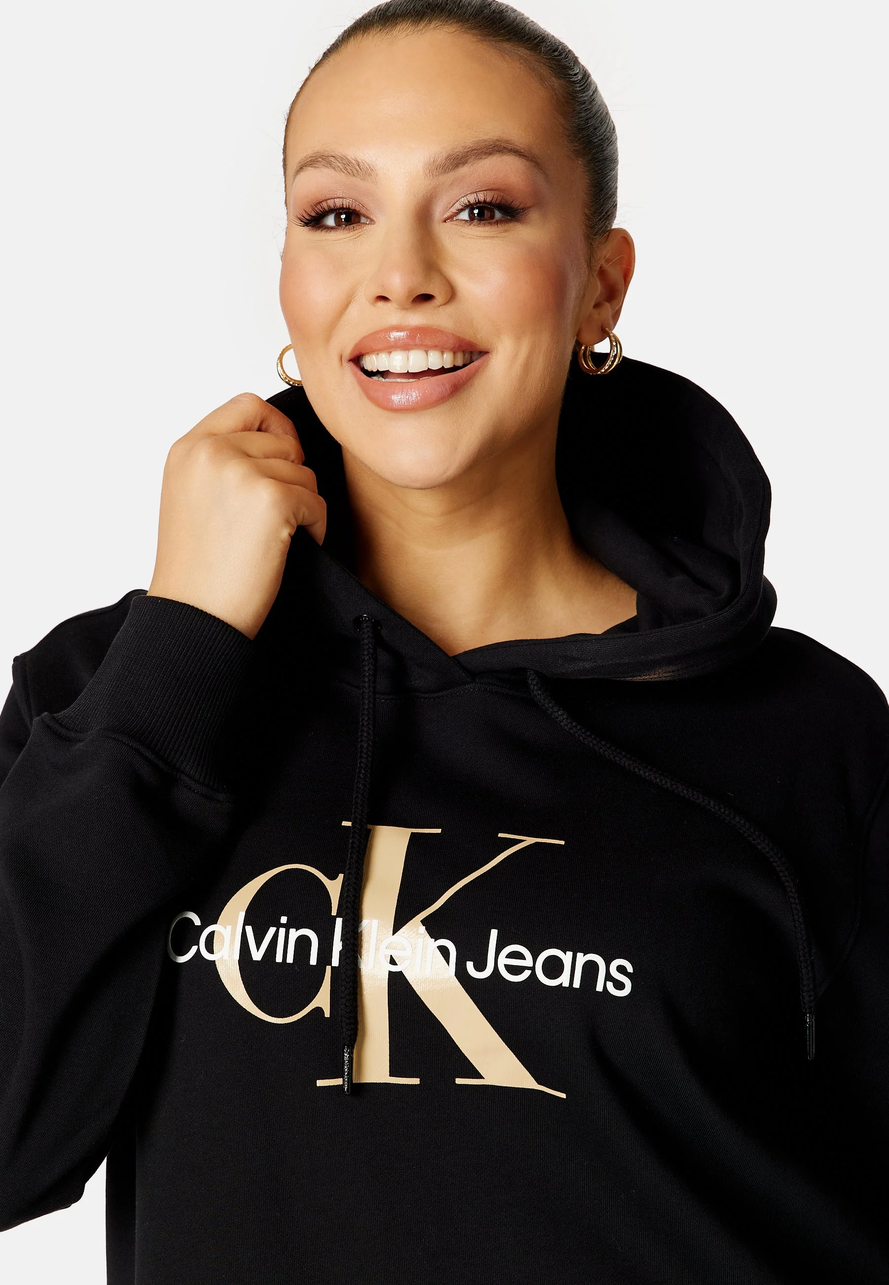 Plus Monogram Hoddie Dress - Image 4